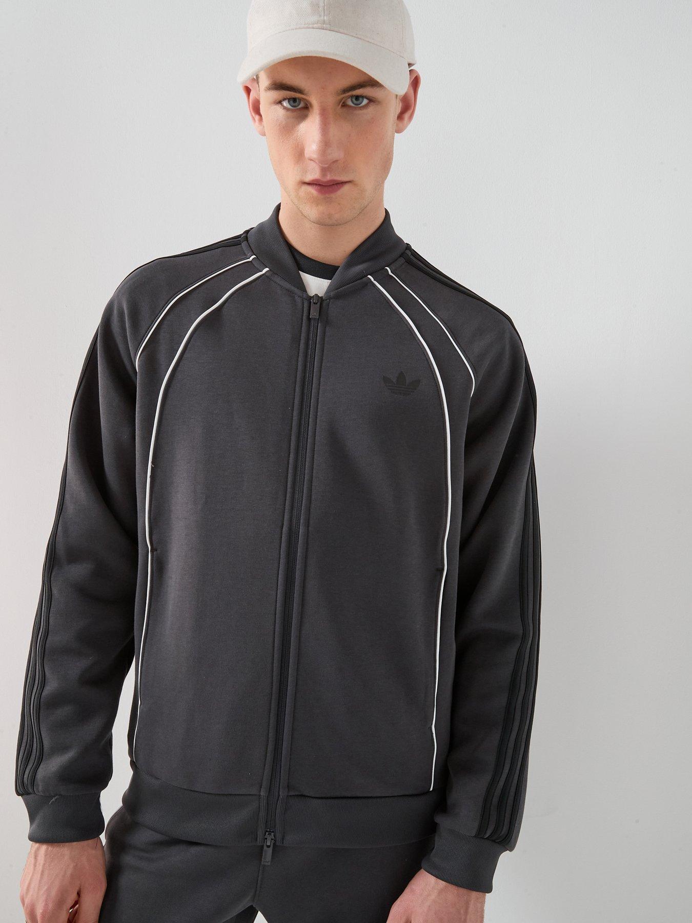 adidas Originals Mens Superstar Track Top, Black, Size Xs, Men