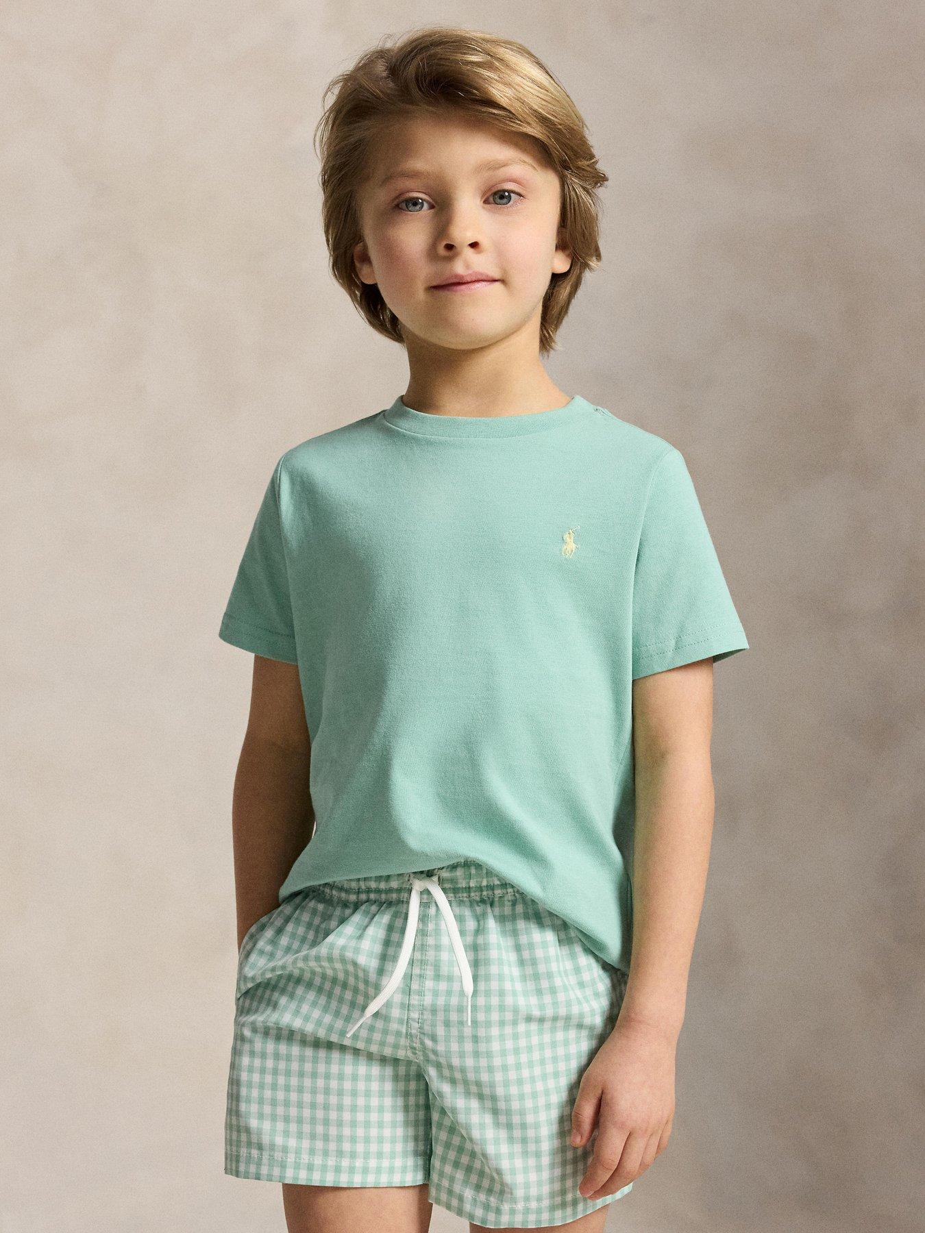 Polo Ralph Lauren Boys Short Sleeve T-shirt, Green, Size 3 Years