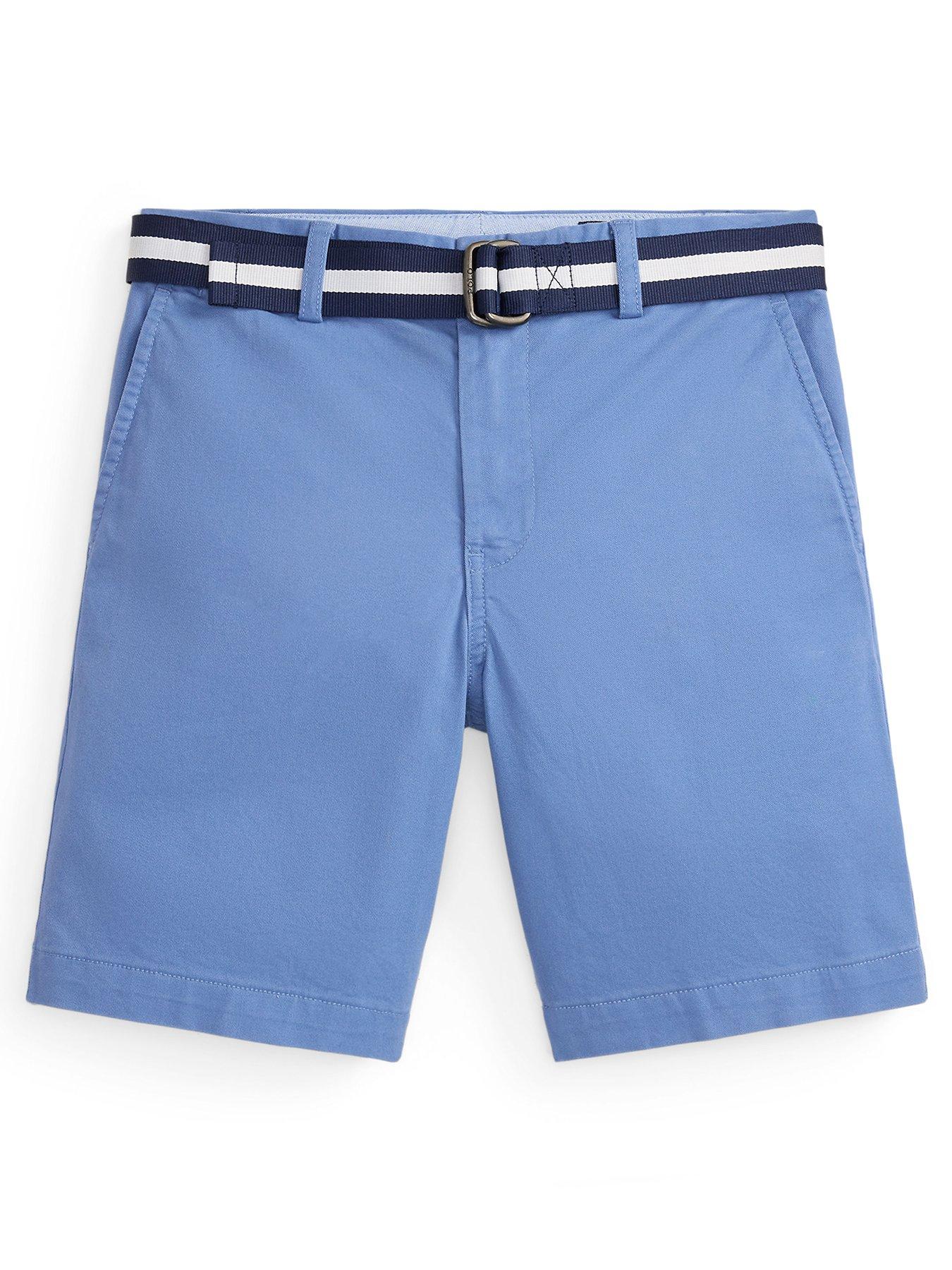 Image 1 of 4 of Polo Ralph Lauren Boys Flat Front Shorts - Blue