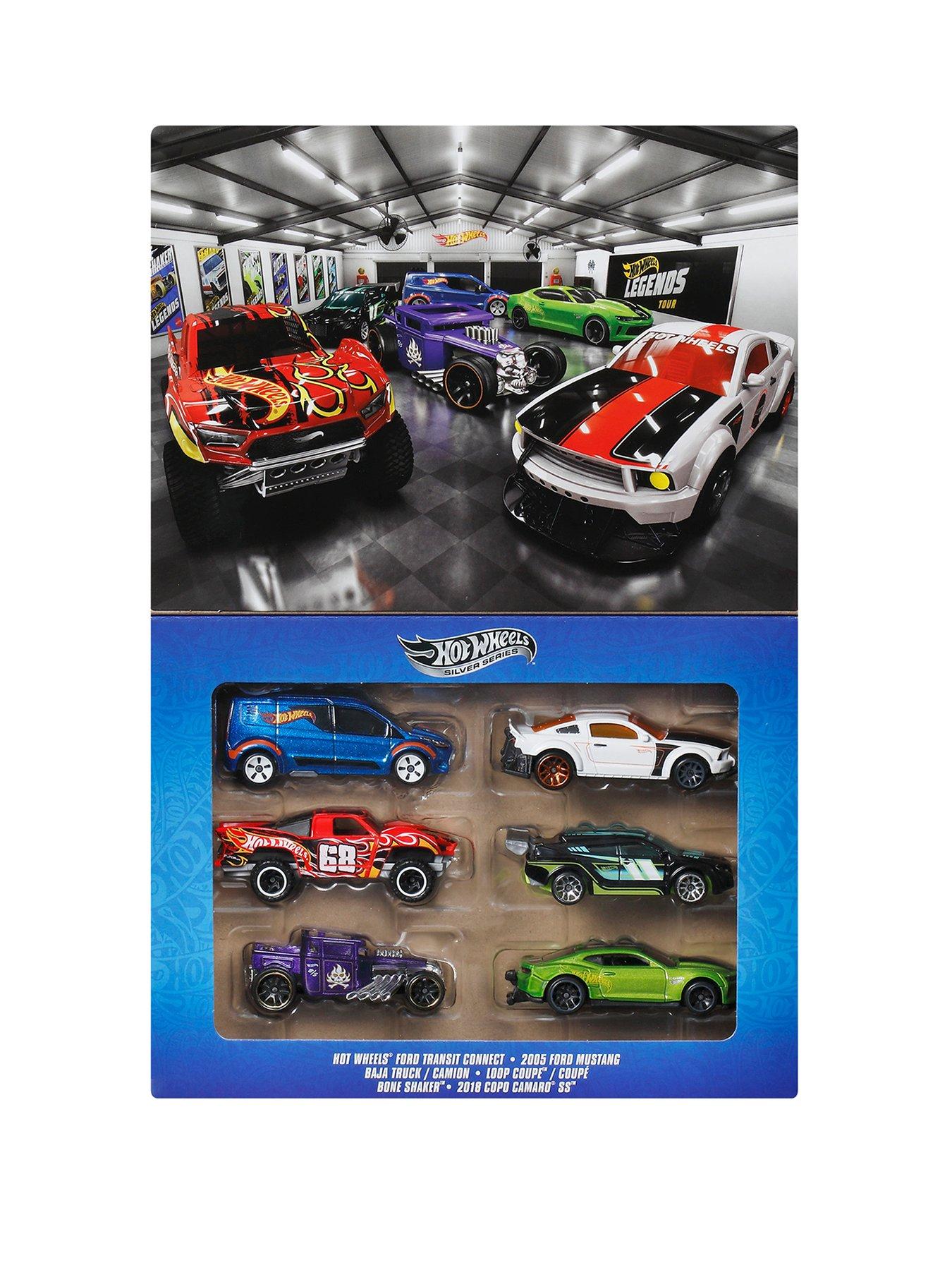 Hot Wheels 1:64 Scale Die-Cast Toy Cars  &  Trucks, Set of 6 HW Legends Vehicles (Styles May Vary) [Walmart Exclusive]