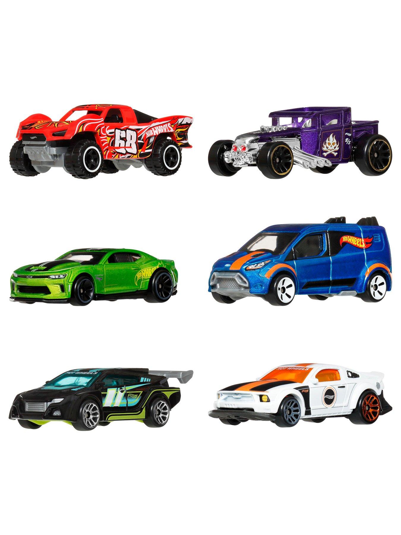 Image 2 of 7 of Hot Wheels 1:64 Scale Die-Cast Toy Cars &amp; Trucks, Set of 6 HW Legends Vehicles (Styles May Vary) [Walmart Exclusive]