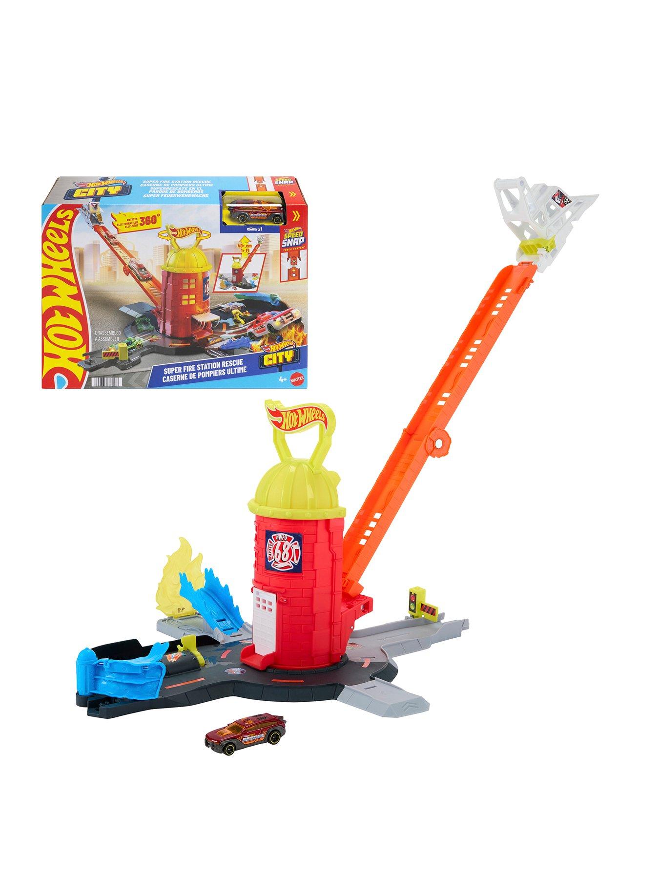 Hot Wheels City Super Fire Station Rescue Playset