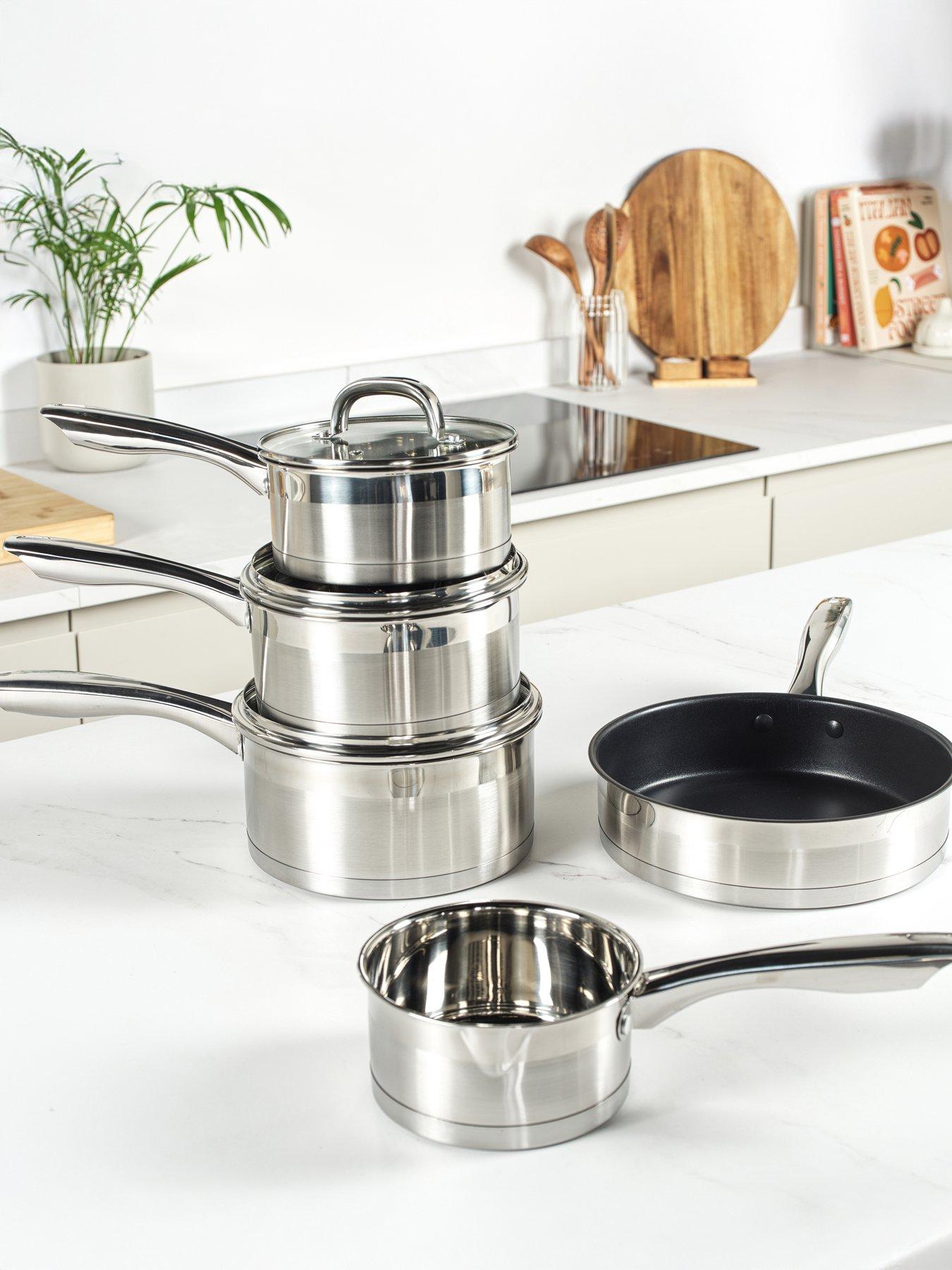 Image 7 of 7 of Salter 5pc Timeless Collection Pan Set