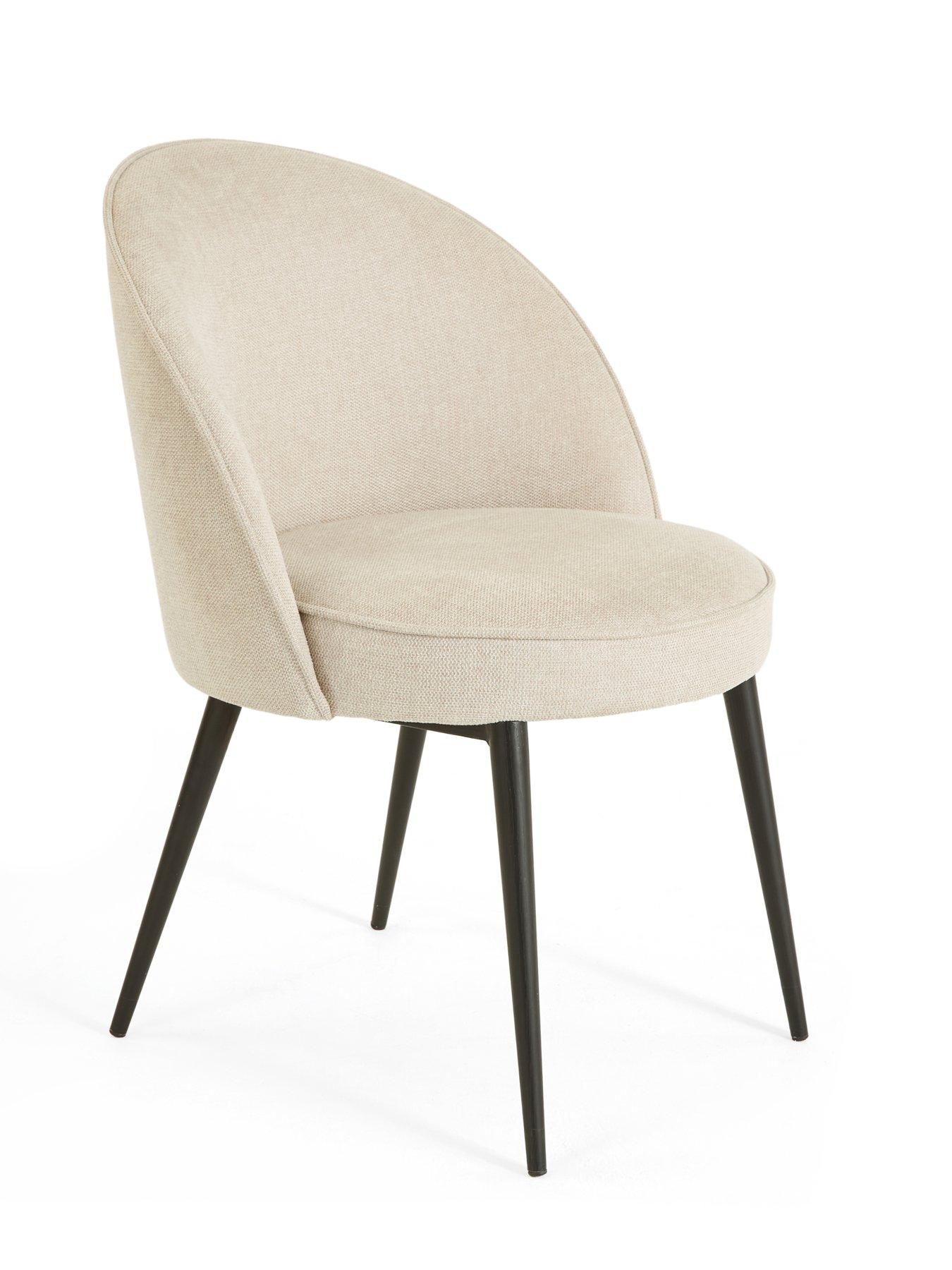 Image 5 of 7 of The Very Collection Carina Mid Oak 120cm Round Dining Table &amp; 4 Carina Natural Chairs - FSC&reg; Certified