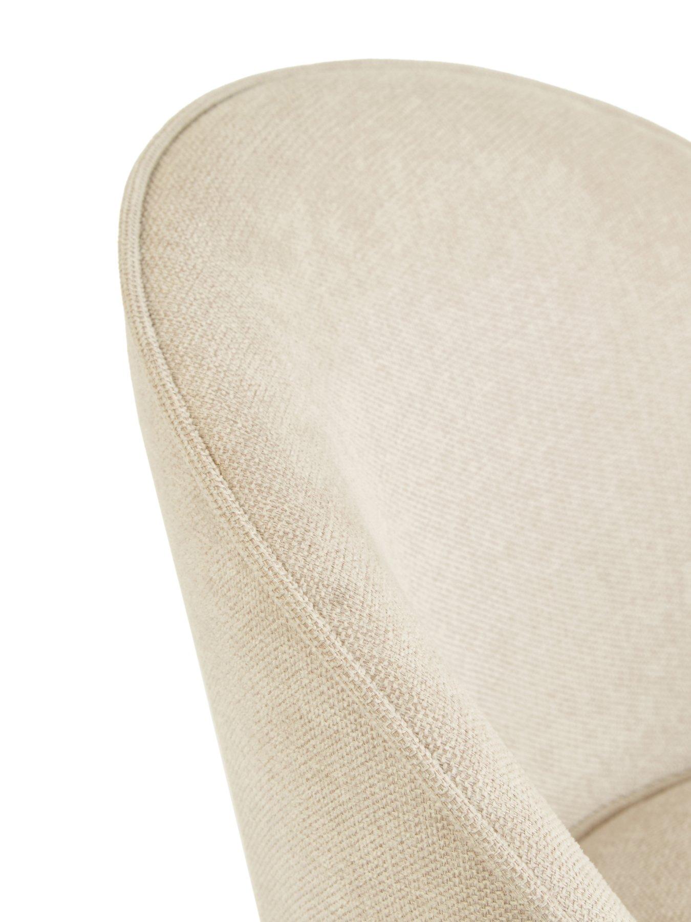 Image 7 of 7 of The Very Collection Carina Mid Oak 120cm Round Dining Table &amp; 4 Carina Natural Chairs - FSC&reg; Certified