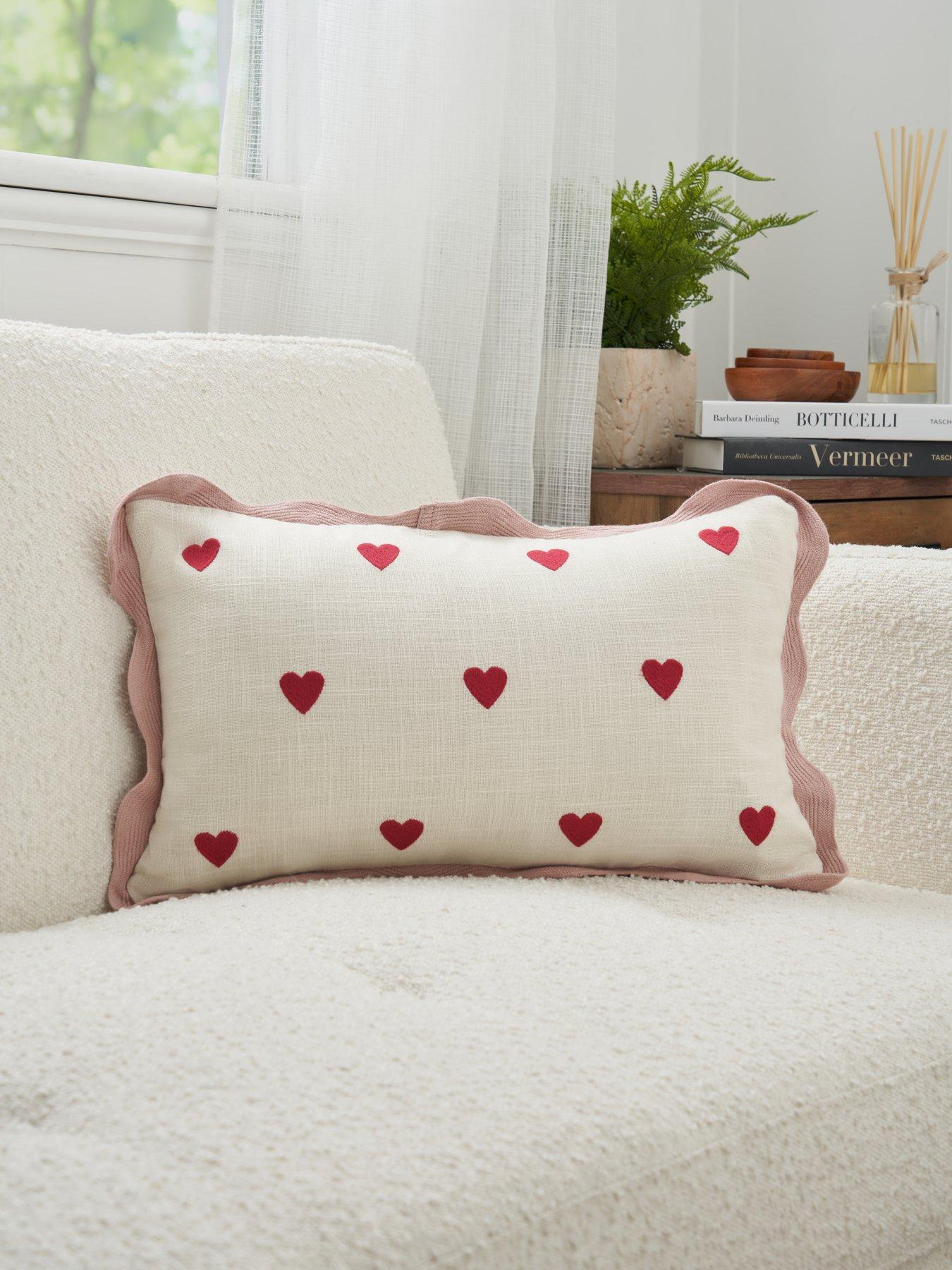 Image 1 of 4 of The Very Collection Valentines Heart Cushion