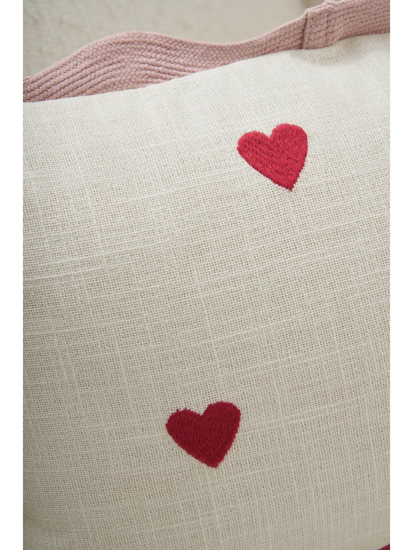 Image 4 of 4 of The Very Collection Valentines Heart Cushion