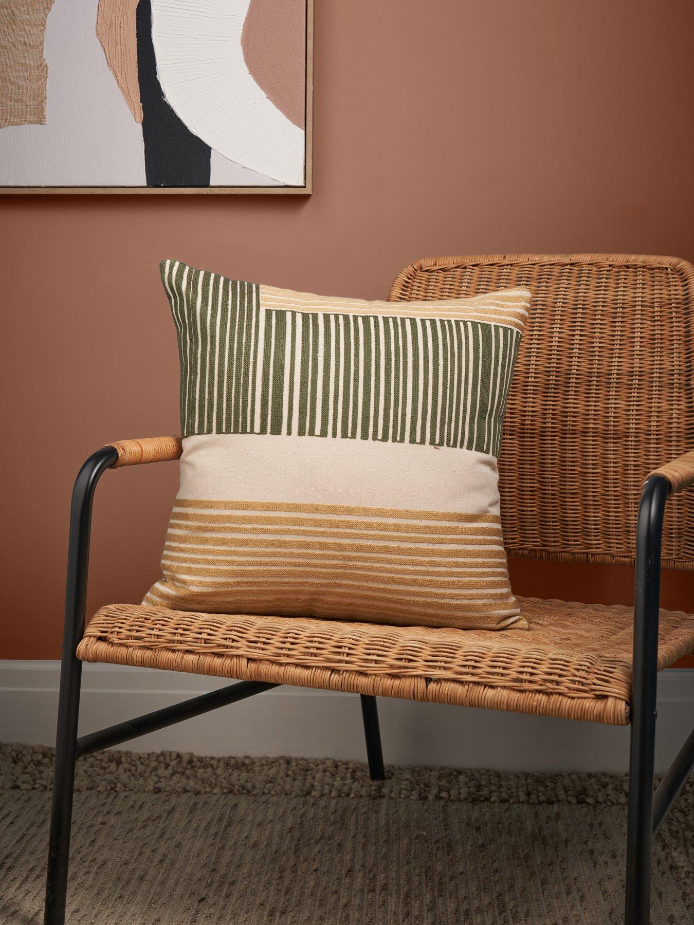 Image 3 of 6 of The Very Collection Revive Lines Cushion