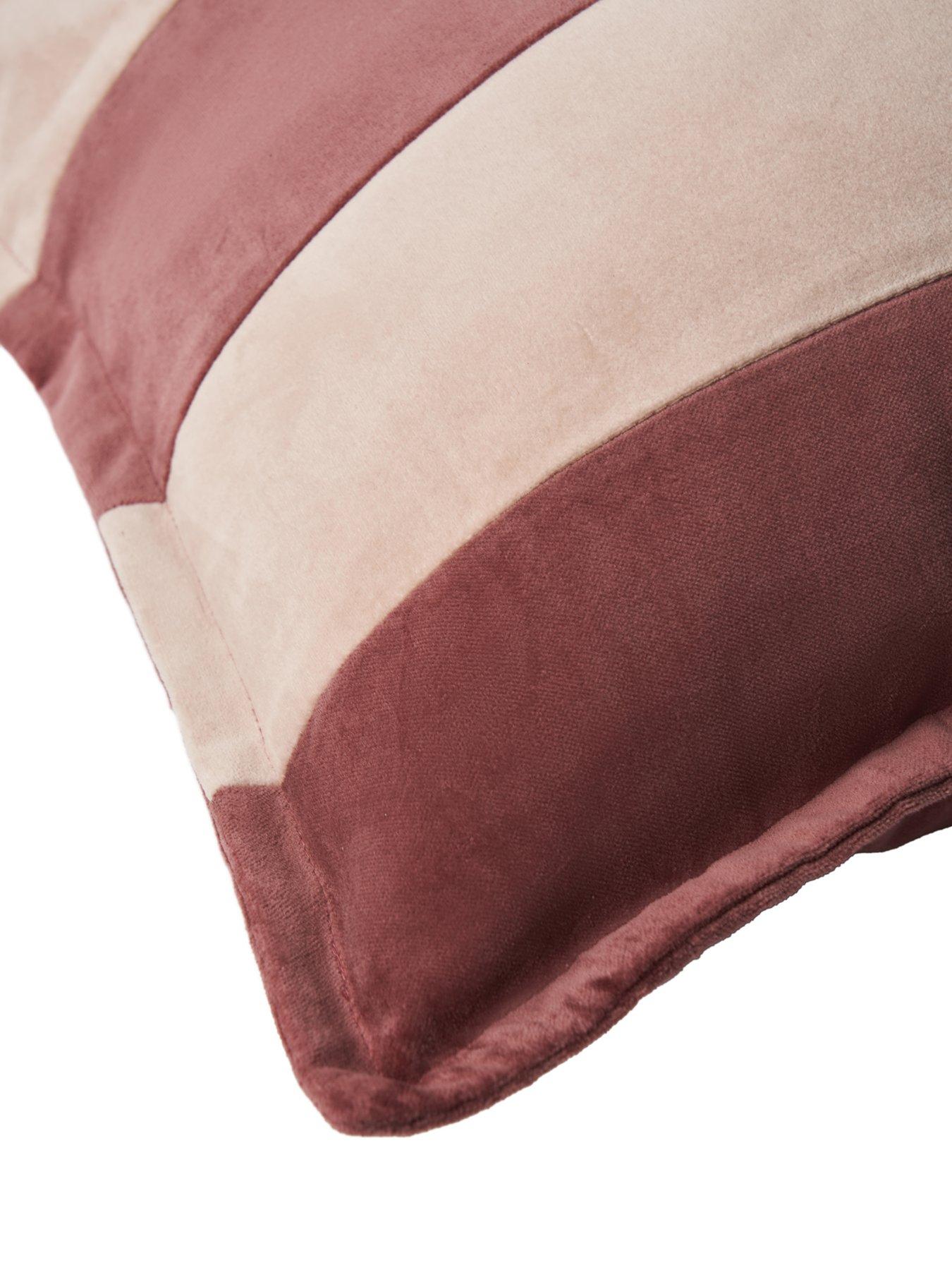 Image 5 of 6 of The Very Collection Velvet Stripe Cushion