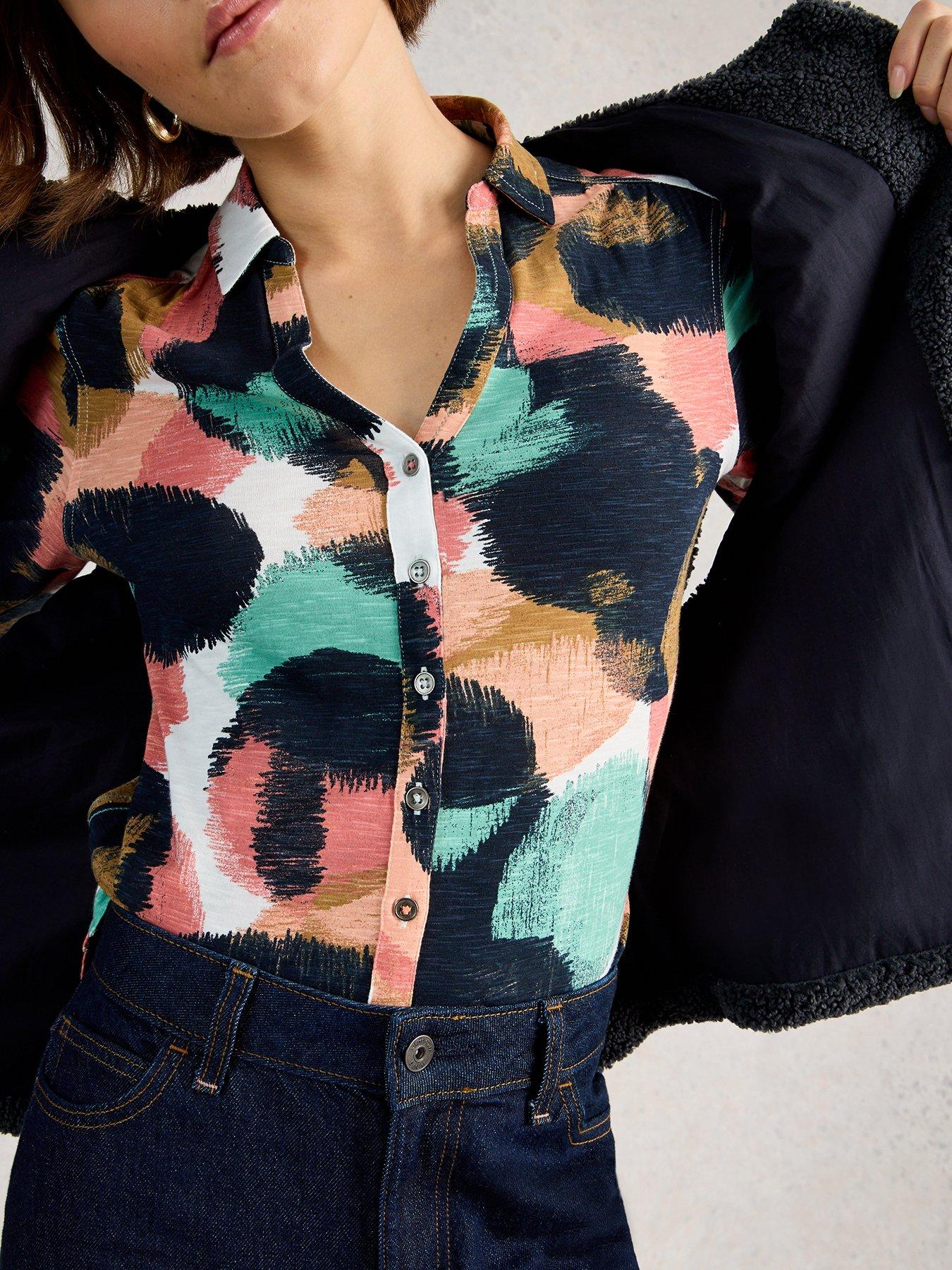 Image 4 of 6 of White Stuff Annie Jersey Shirt