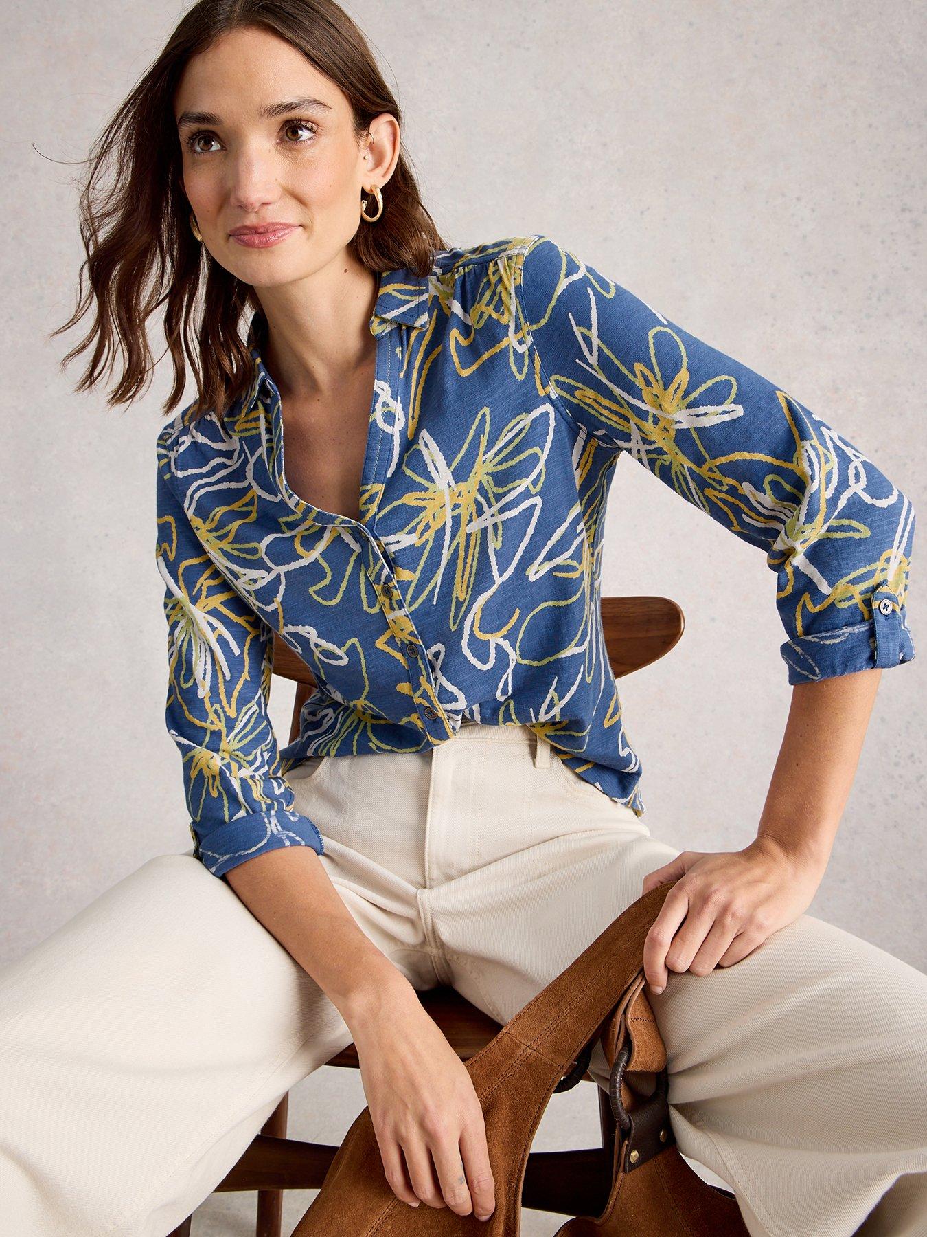 White Stuff Annie Jersey Shirt