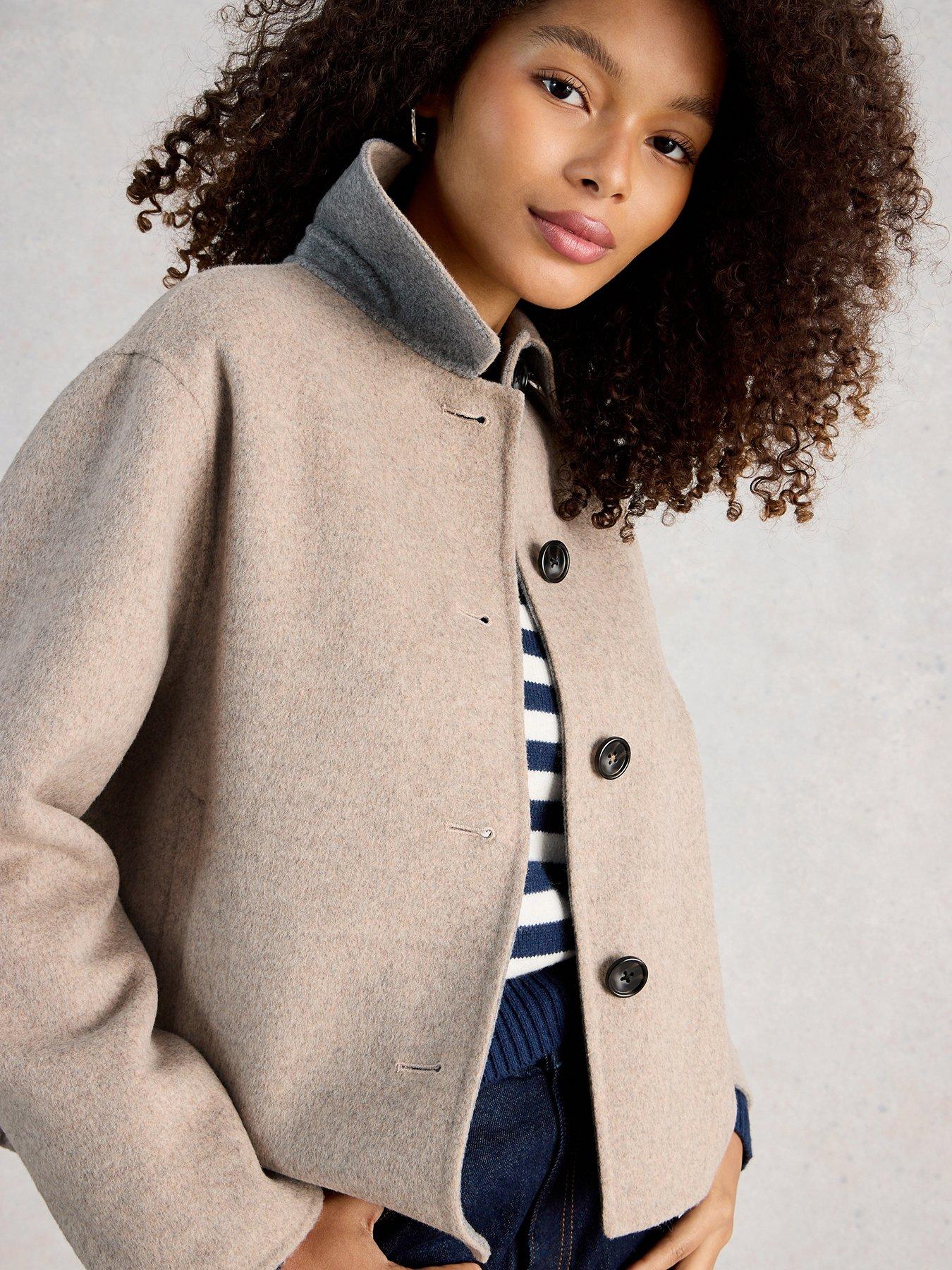 White Stuff Aden Wool Blend Jacket