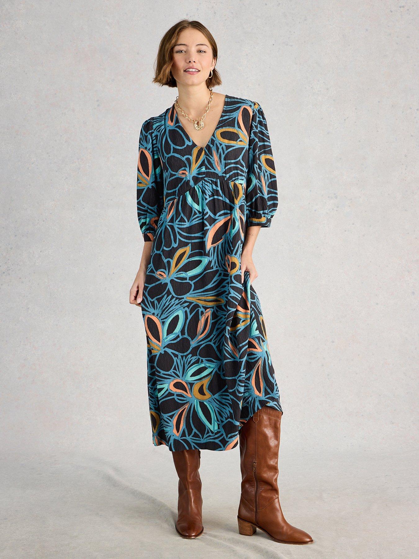 White Stuff Lucy Midi Dress - Black