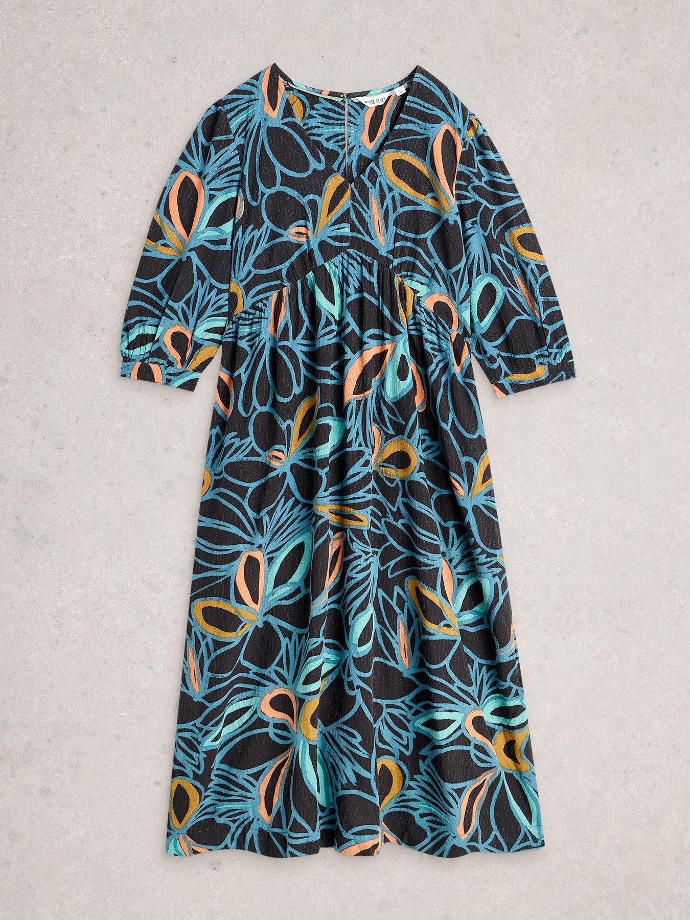 Image 5 of 6 of White Stuff Lucy Midi Dress - Black