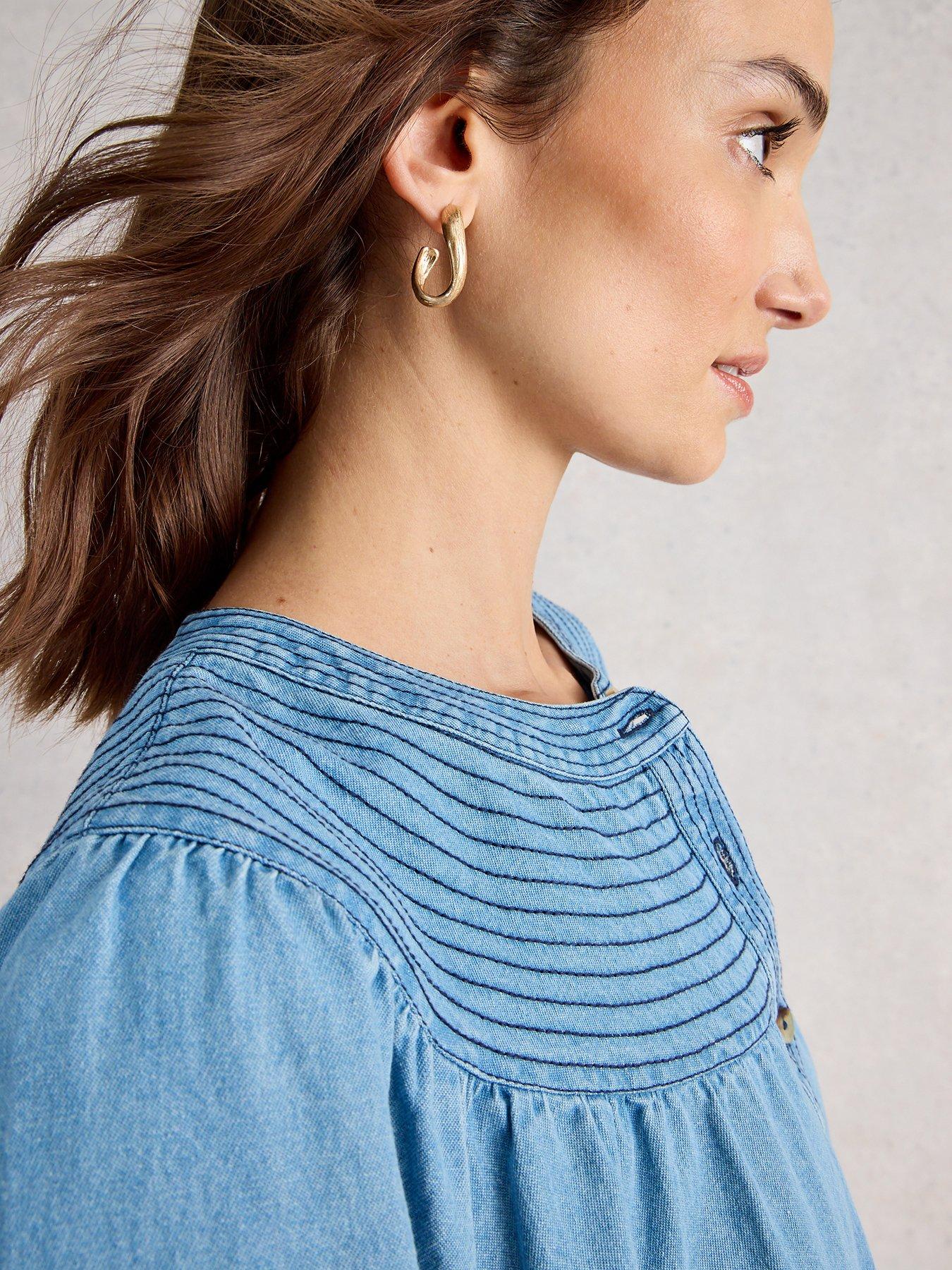 White Stuff Asher Denim Dress - Blue | Very