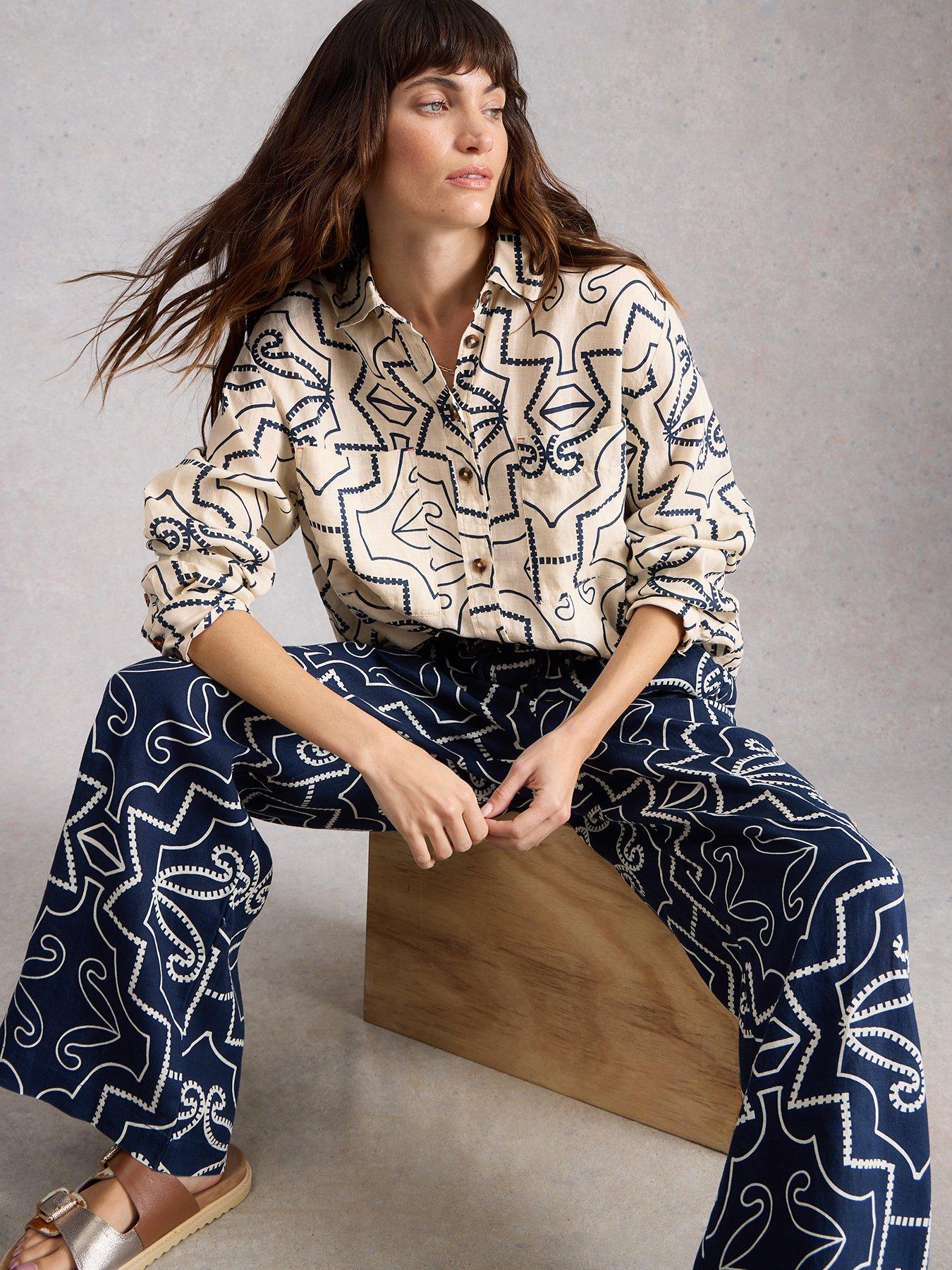 Image 4 of 6 of White Stuff Lydia Linen Shirt - White