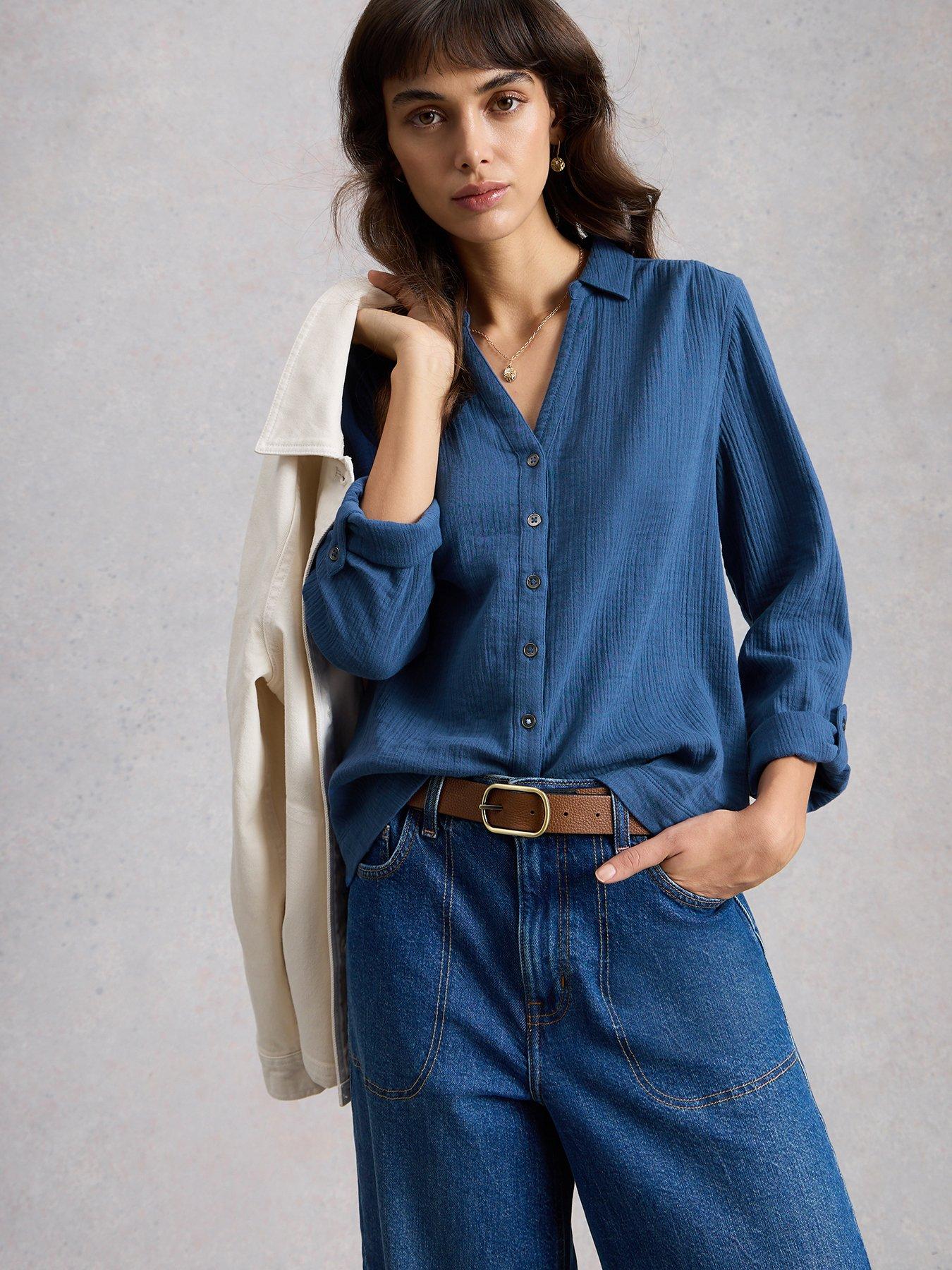 White Stuff Annie Double Cloth Shirt