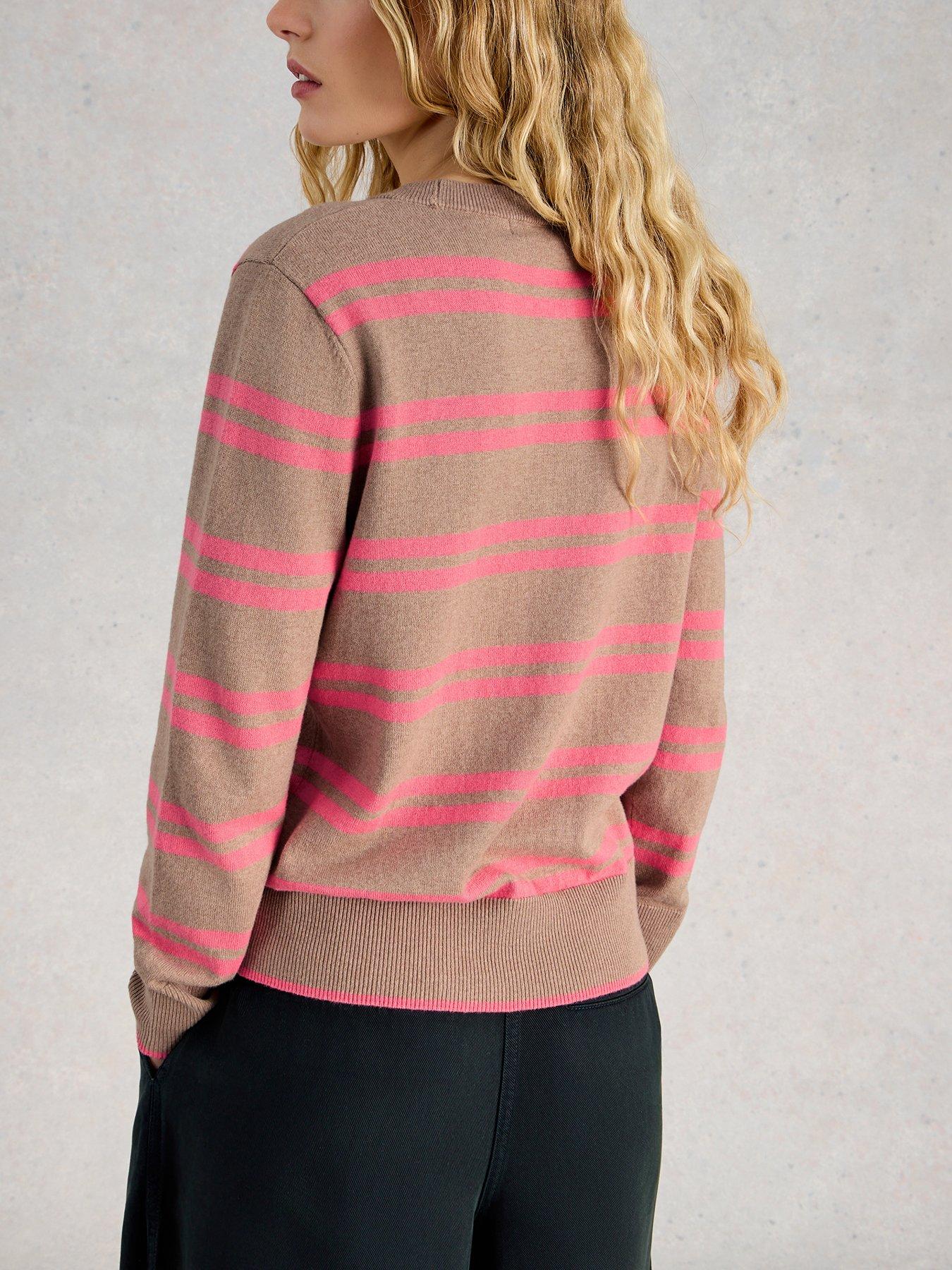 Image 2 of 6 of White Stuff Katie Stripe Jumper