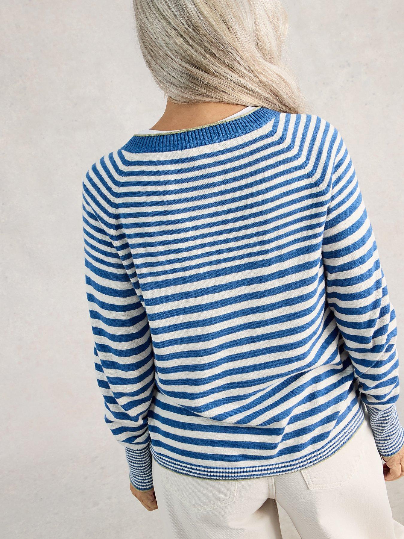 Image 2 of 6 of White Stuff Lulu Stripe Cardi