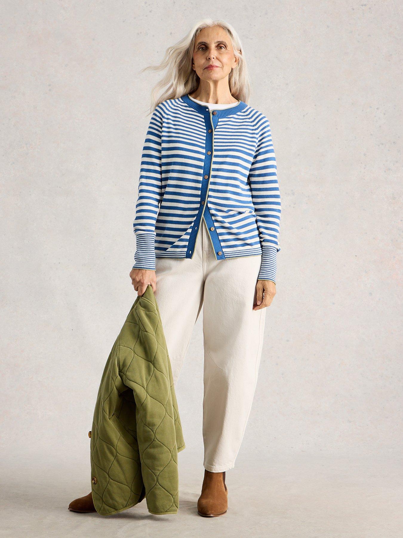 Image 3 of 6 of White Stuff Lulu Stripe Cardi