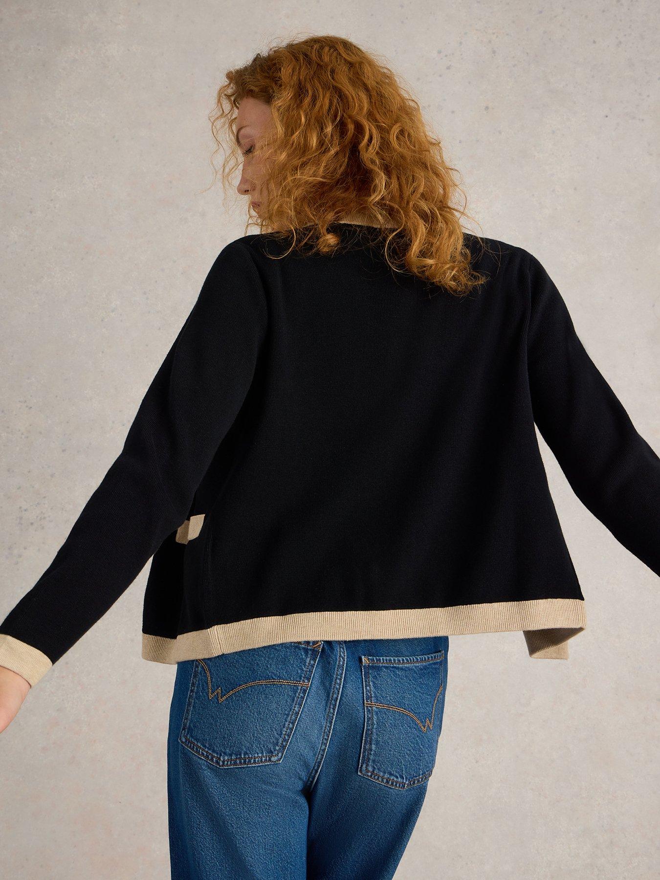 Image 2 of 6 of White Stuff Charlotte Cardigan - Black