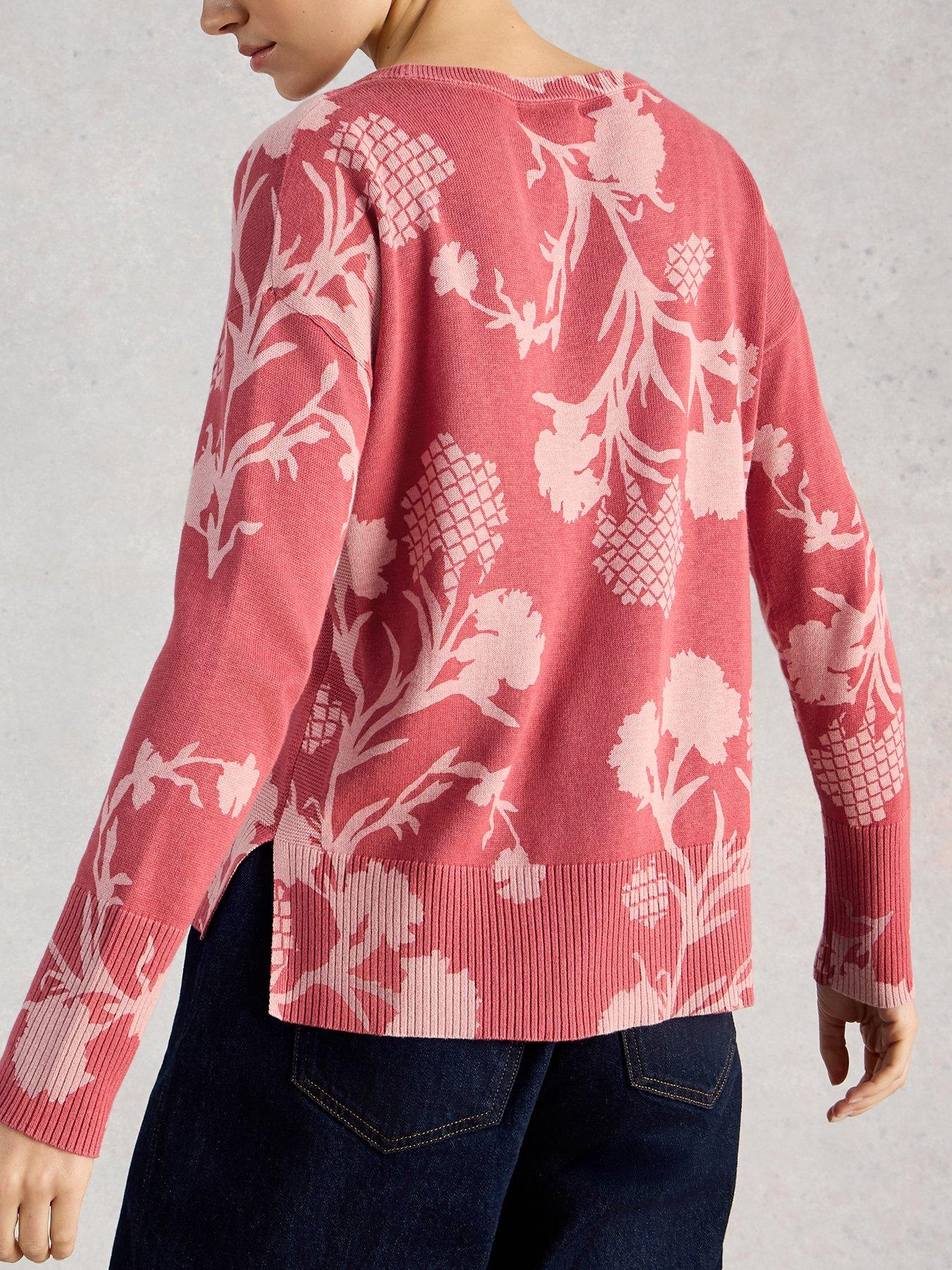 Image 2 of 6 of White Stuff Olive Print Jumper