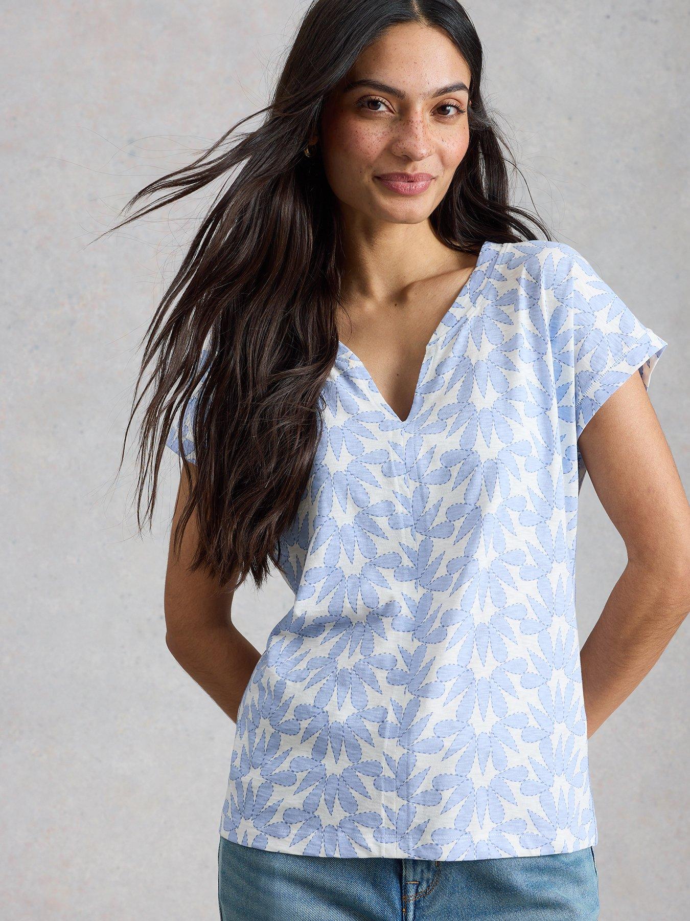 White Stuff Nelly Notch Neck Tee
