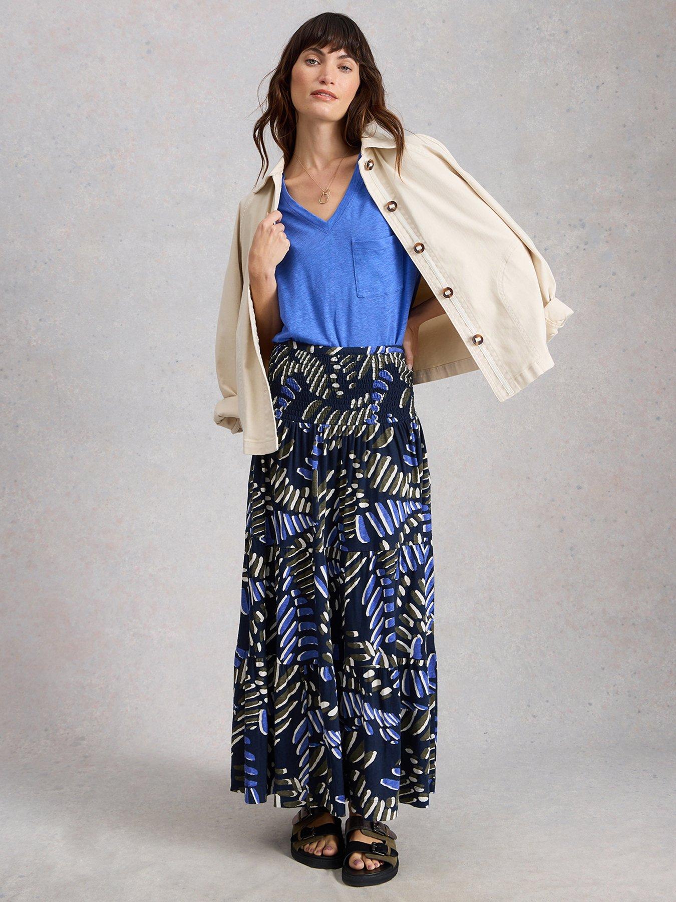 Image 4 of 6 of White Stuff Marissa Jersey Maxi Skirt