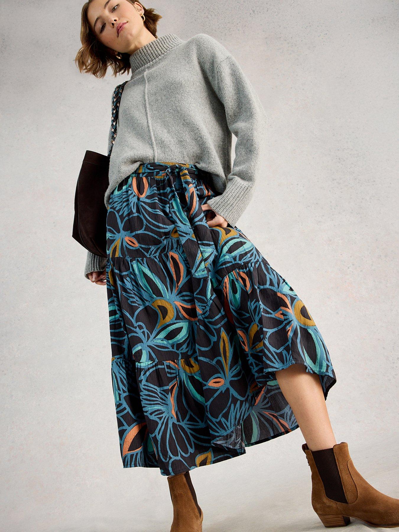 White Stuff Lotus Maxi Skirt