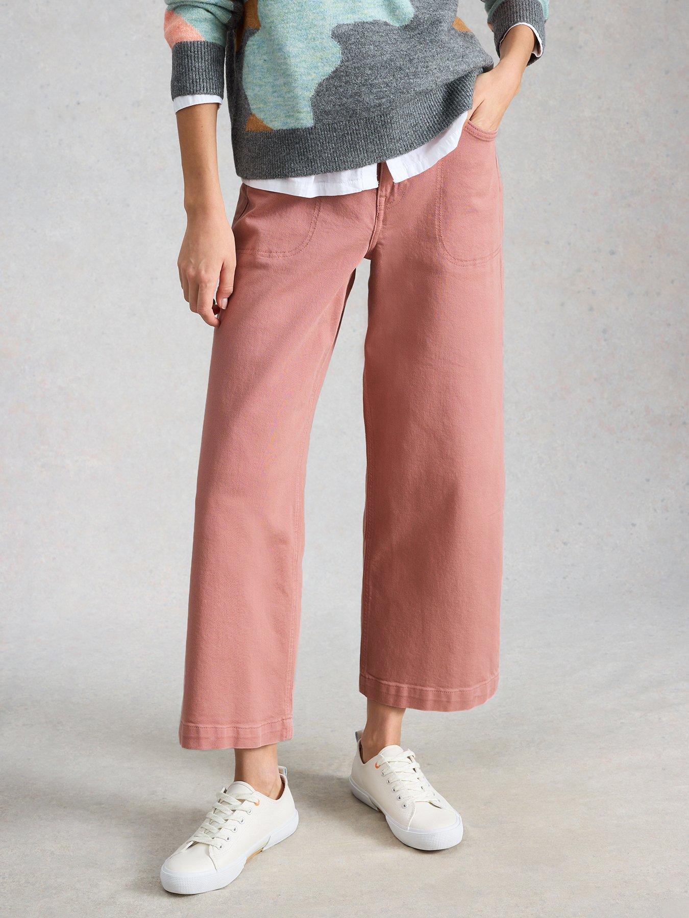 White Stuff Tia Wide Leg Crop Jean