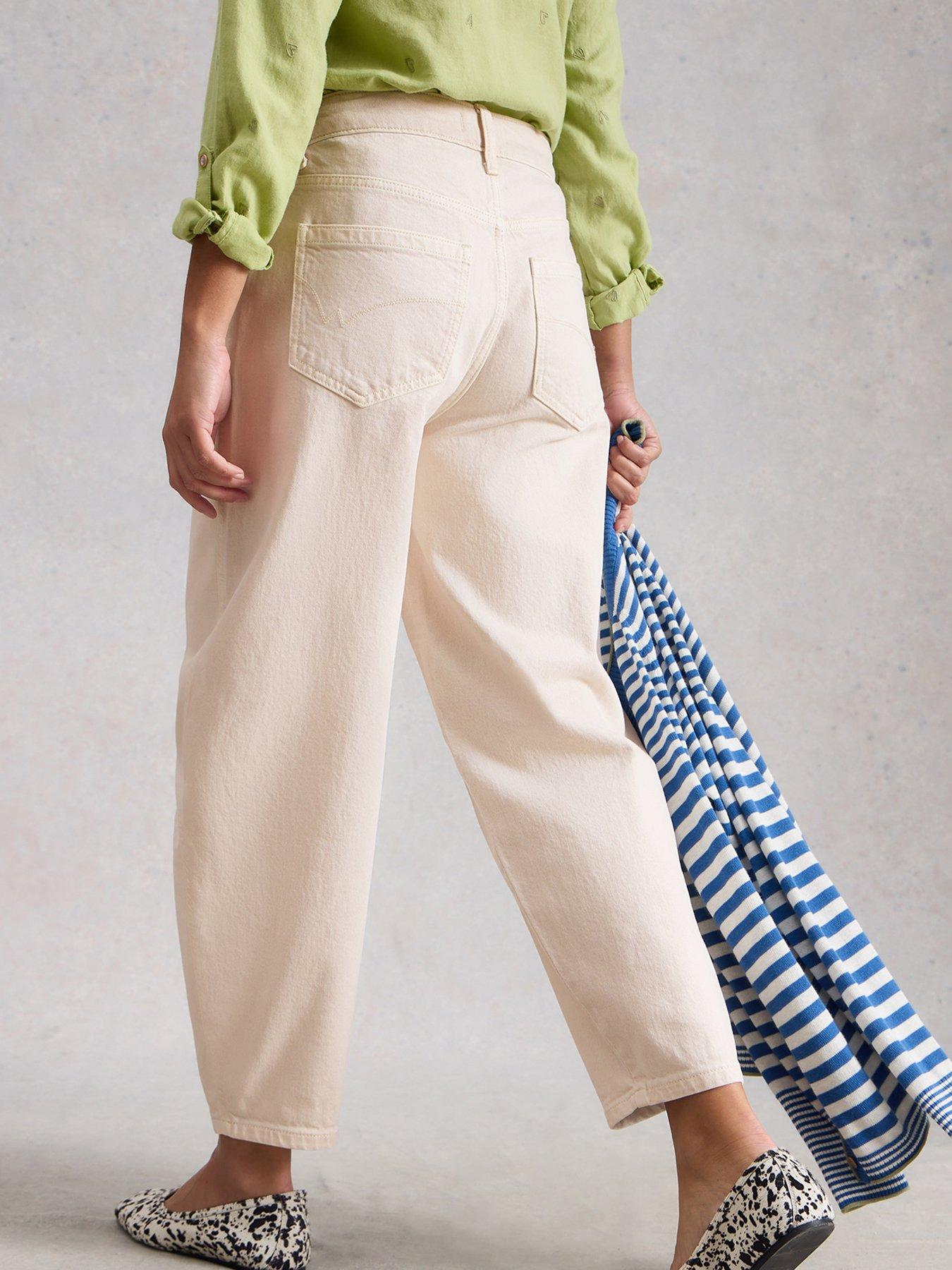 Image 2 of 6 of White Stuff Aubrey Barrel Leg Jean