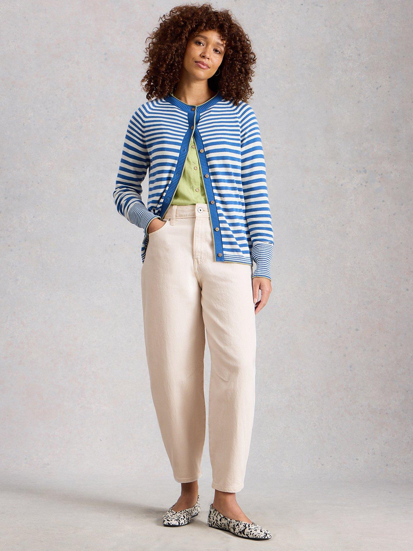 Image 3 of 6 of White Stuff Aubrey Barrel Leg Jean