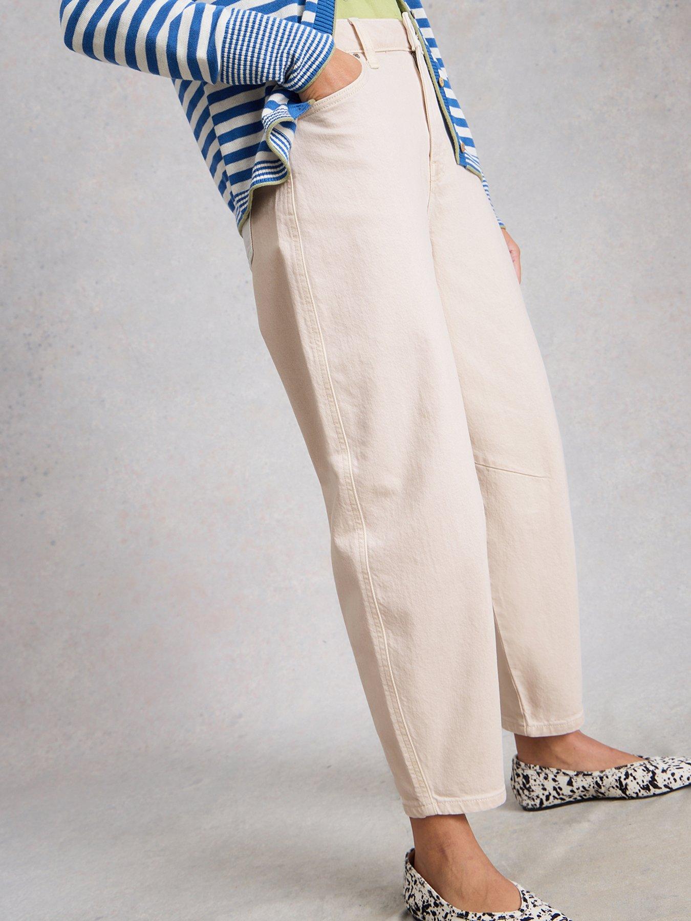 Image 4 of 6 of White Stuff Aubrey Barrel Leg Jean