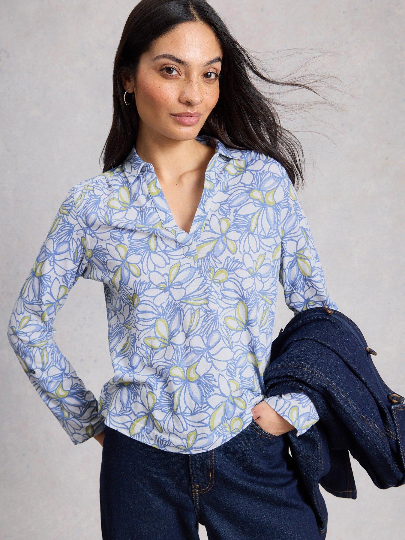 White Stuff Allie Jersey Shirt - White
