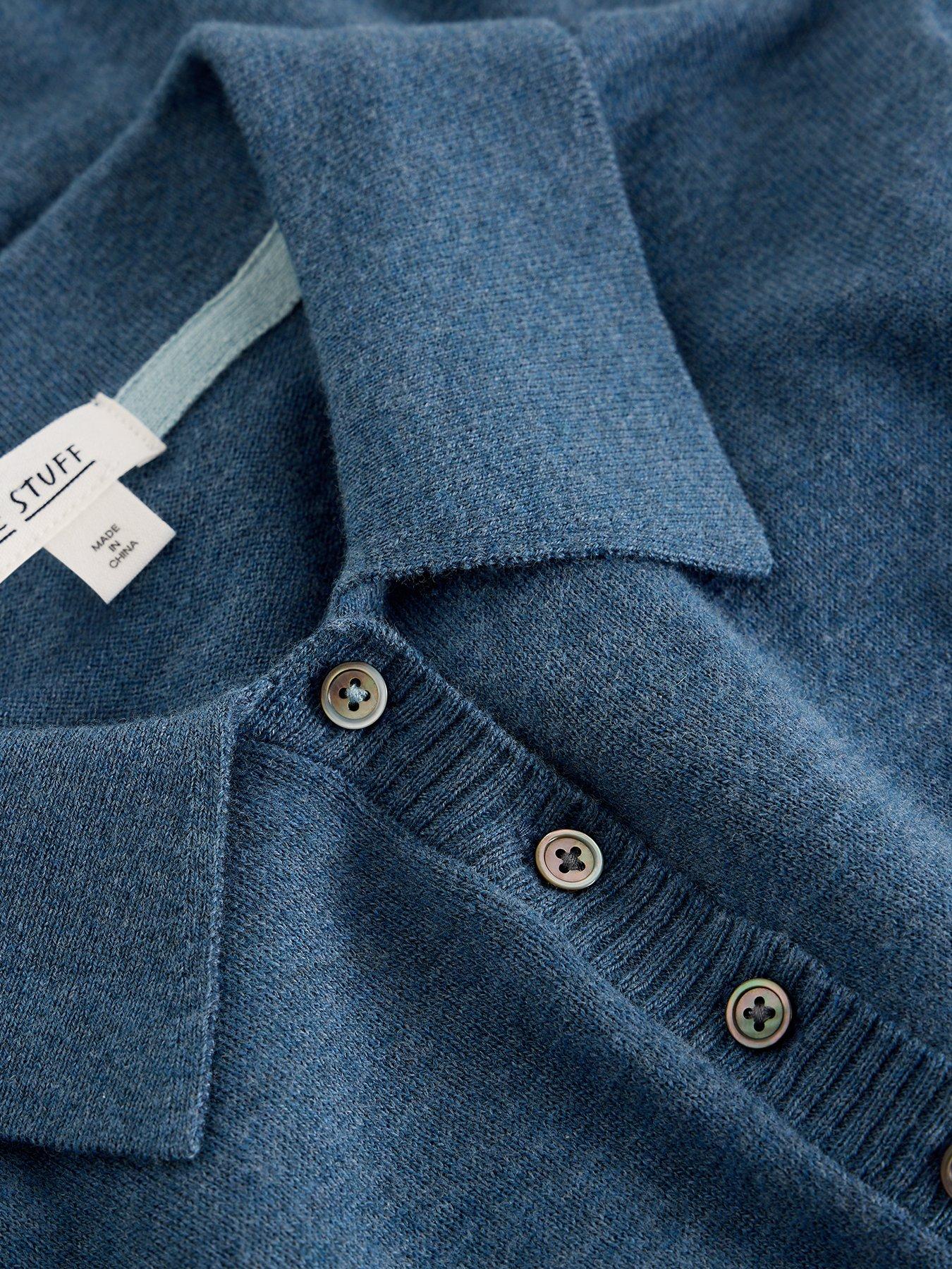 Image 6 of 6 of White Stuff Poppy Polo Top - Blue