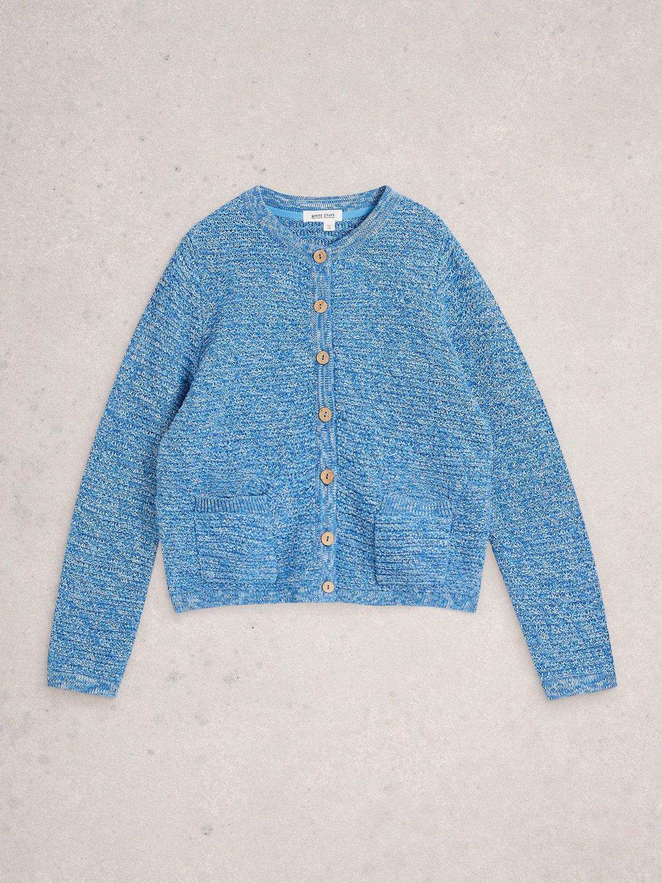 Image 5 of 6 of White Stuff Belle Cardigan - Blue