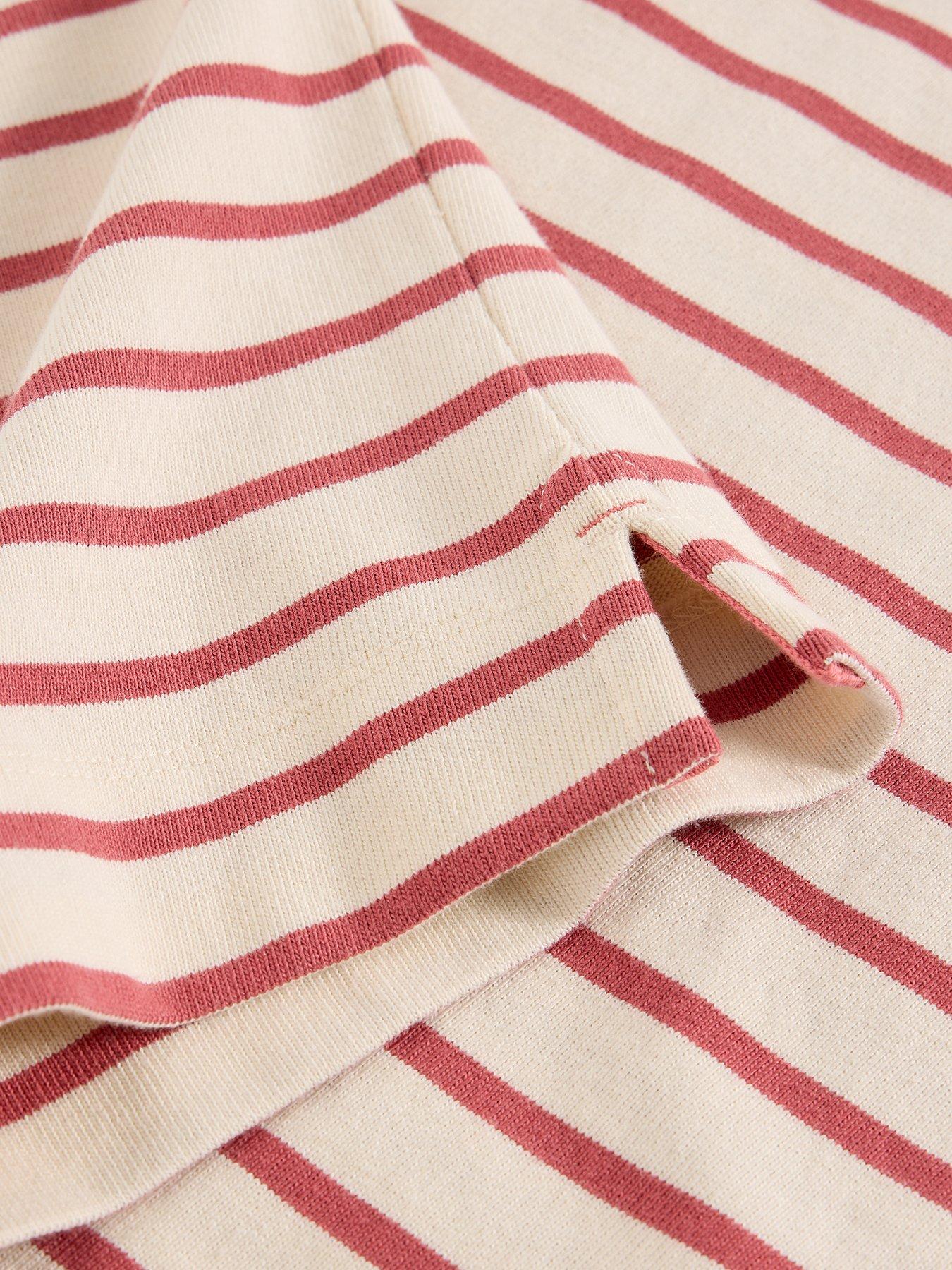 Image 6 of 6 of White Stuff Kat Stripe T-Shirt - White
