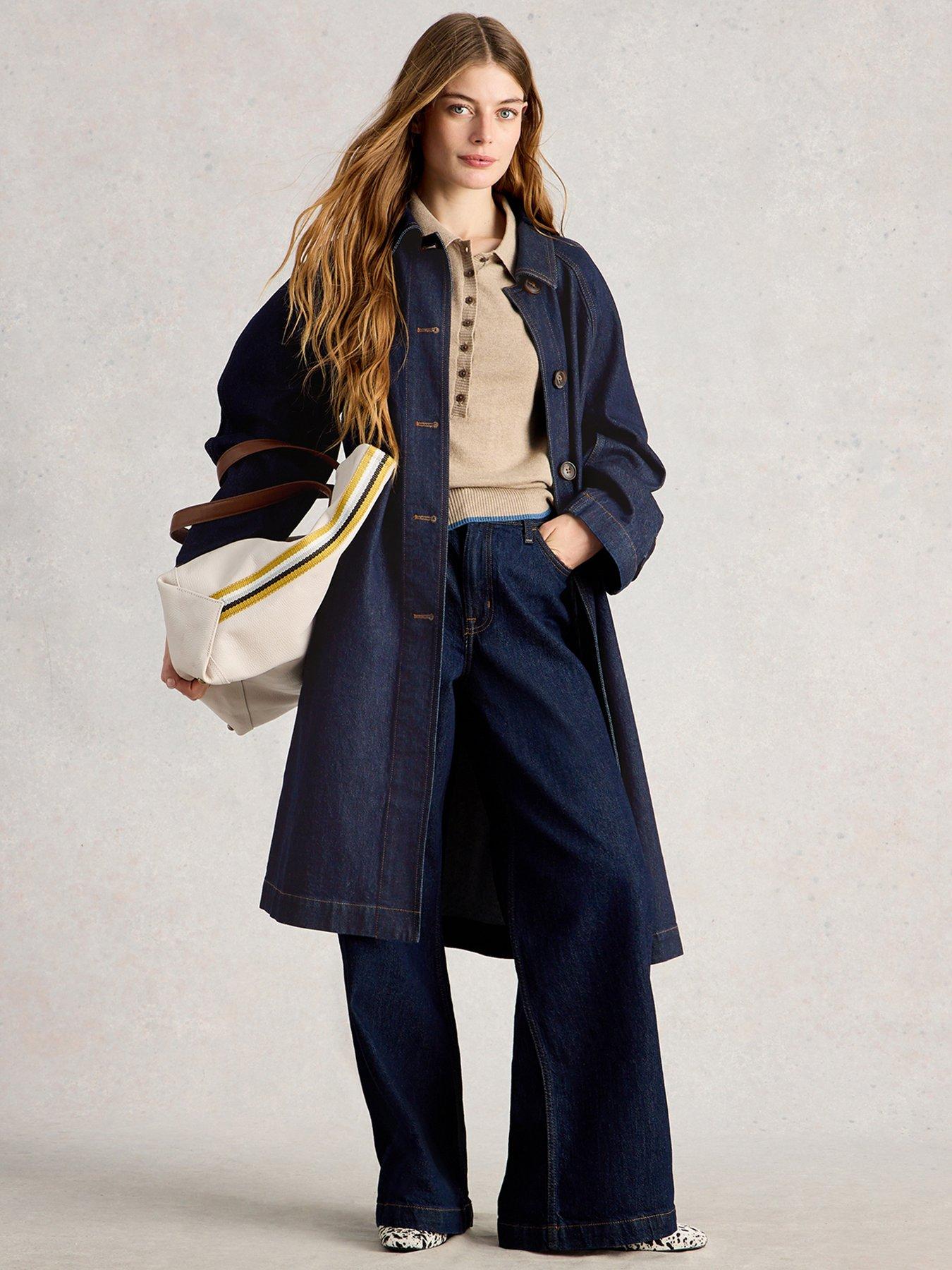 White Stuff Oakleigh Denim Coat - Blue