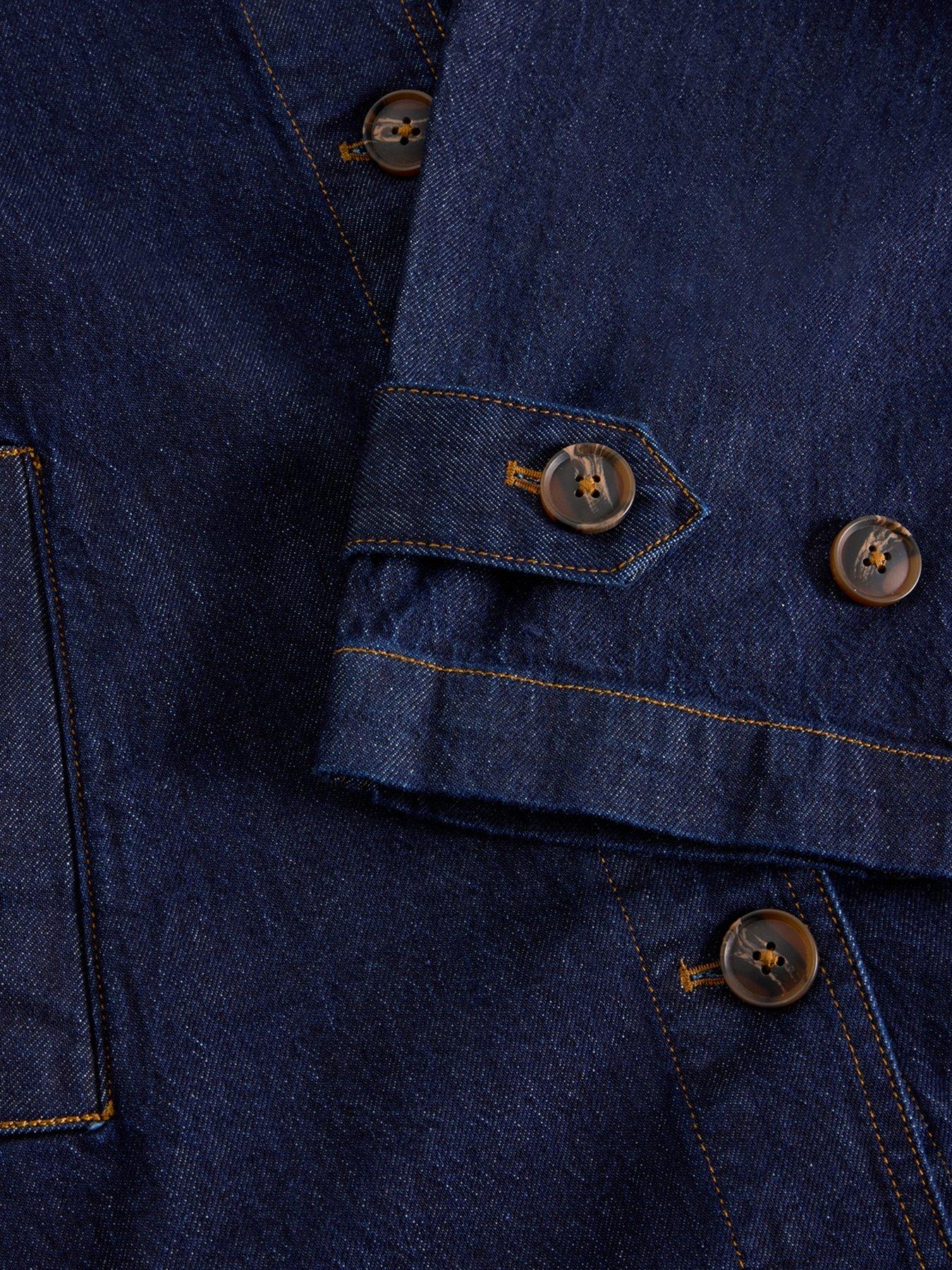 Image 6 of 6 of White Stuff Oakleigh Denim Coat - Blue