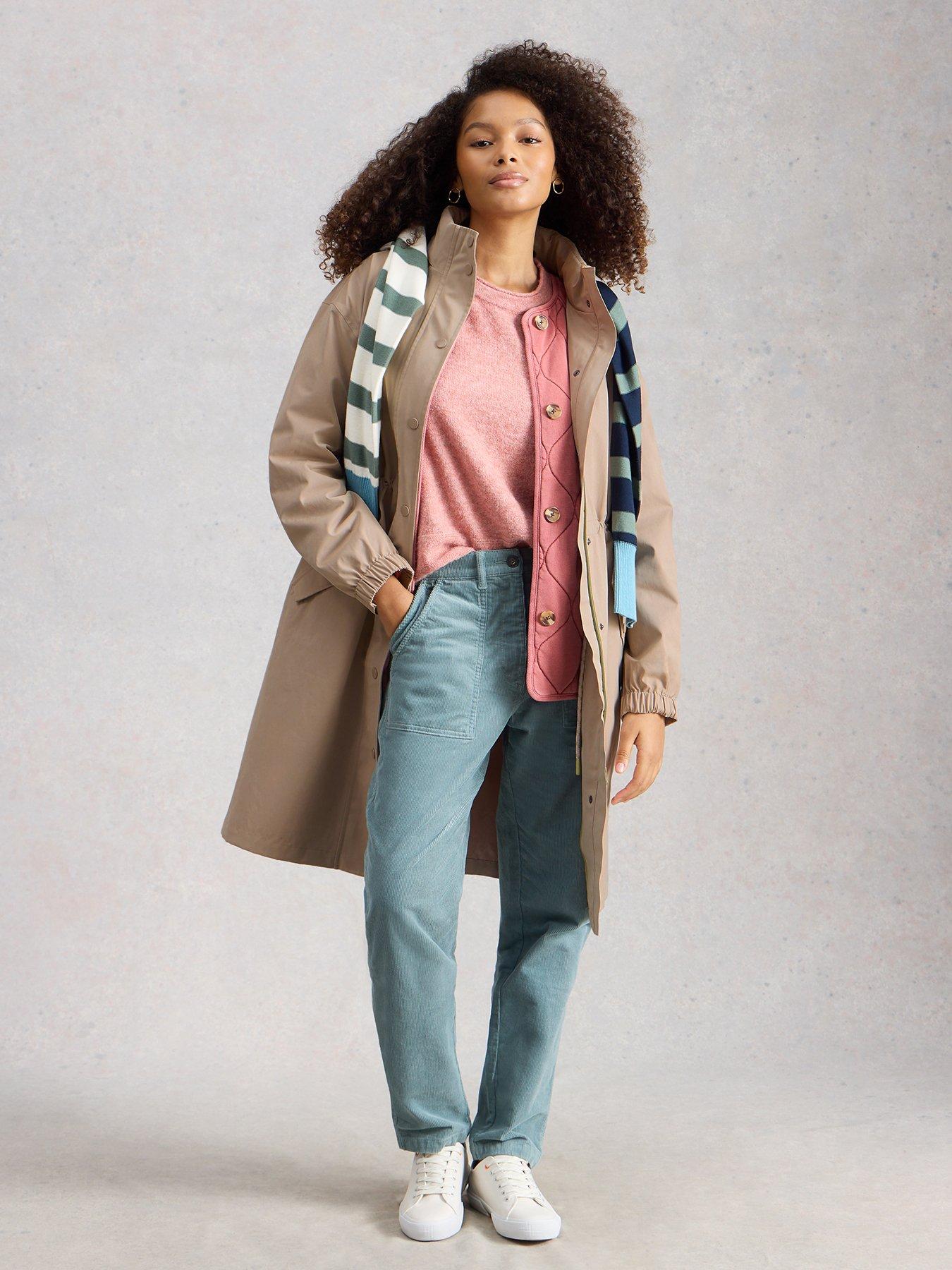 White Stuff Beth Waterproof Coat - Beige