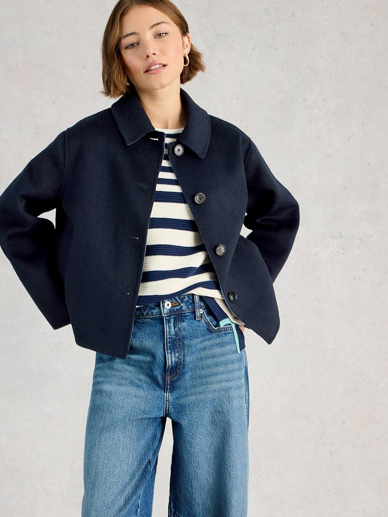White Stuff Aden Wool Blend Jacket