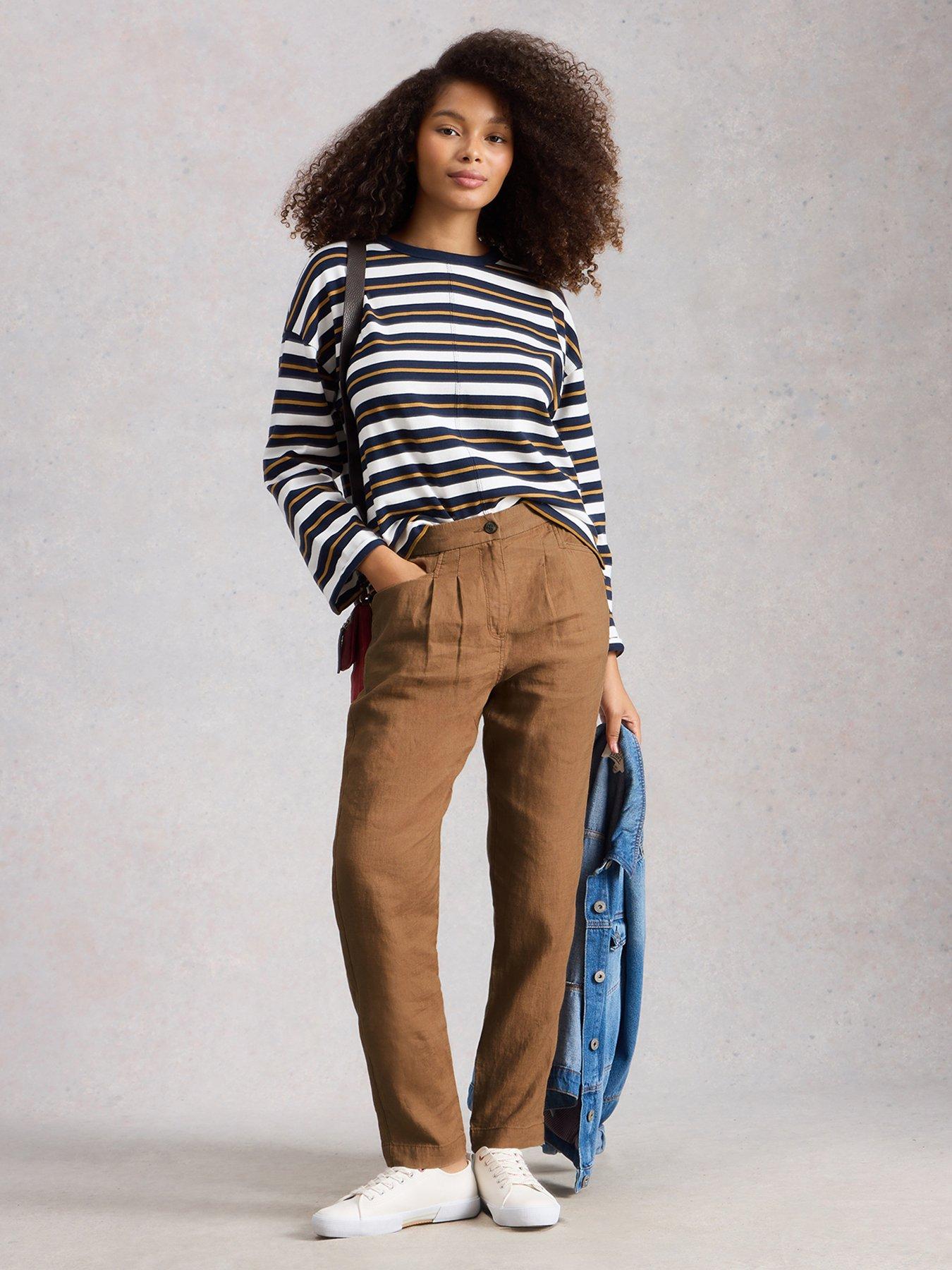 Image 3 of 6 of White Stuff Rowena Linen Trouser