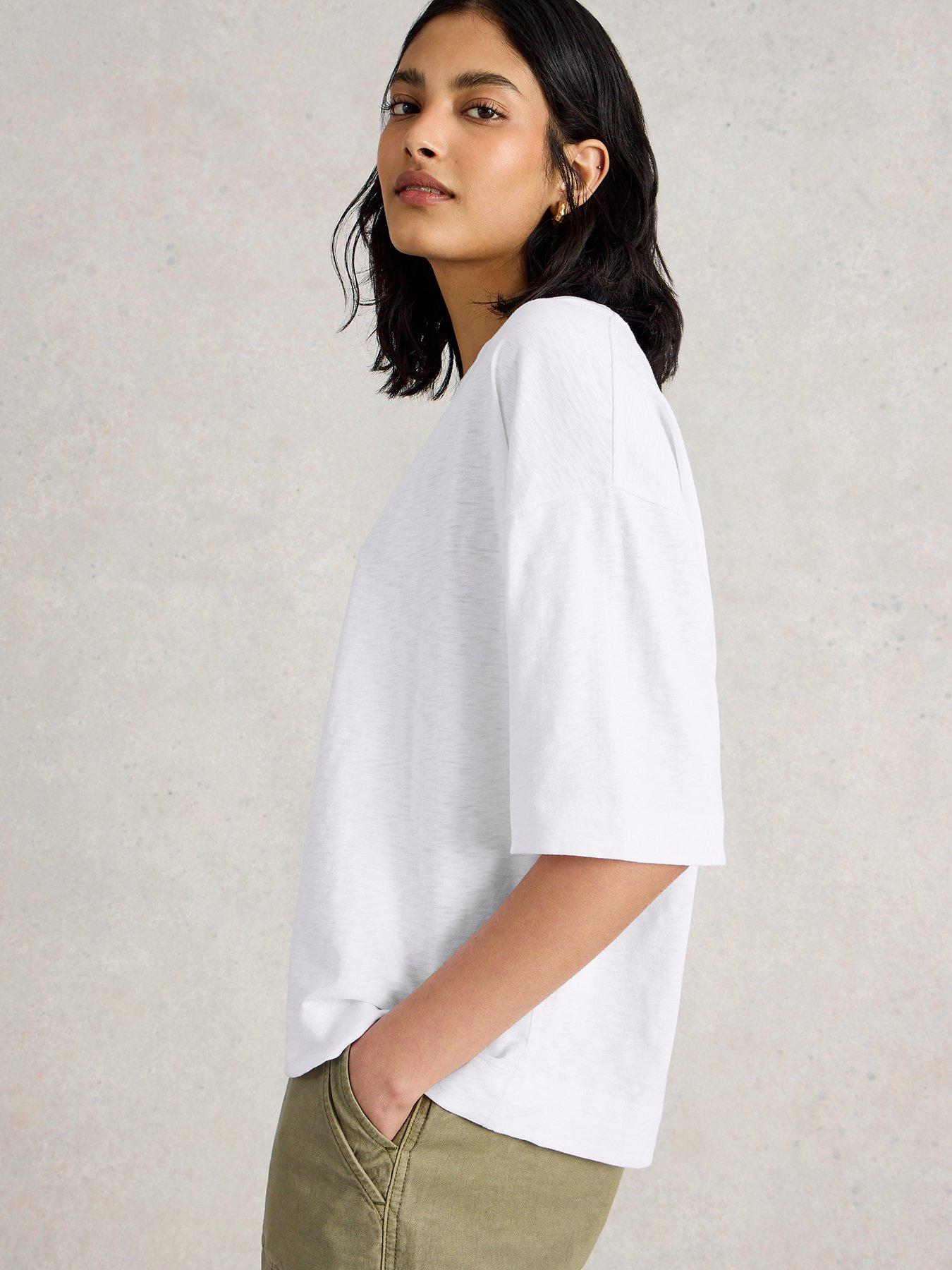 White Stuff Katya T-Shirt - White | Very