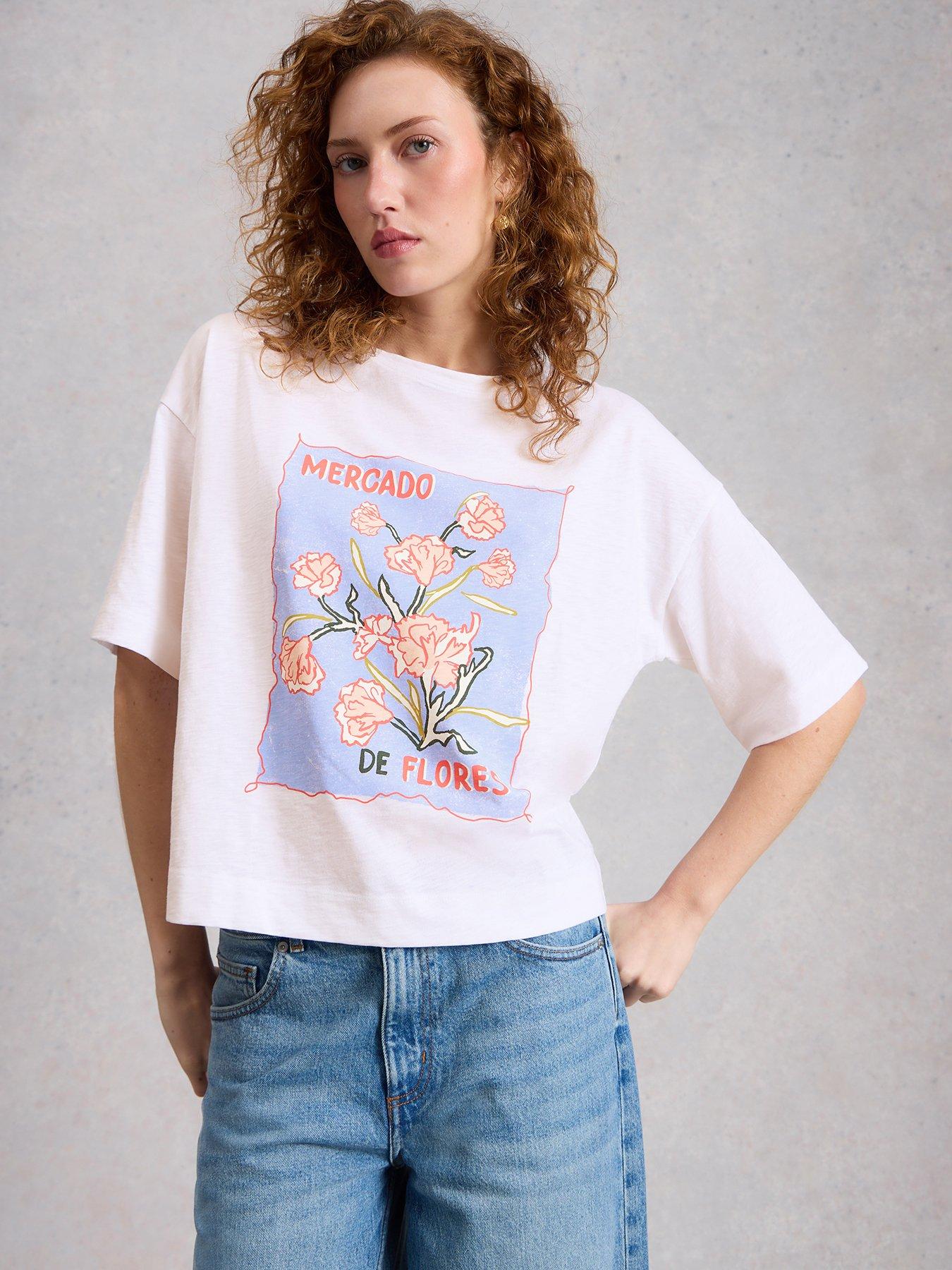 White Stuff Katya T-Shirt - White