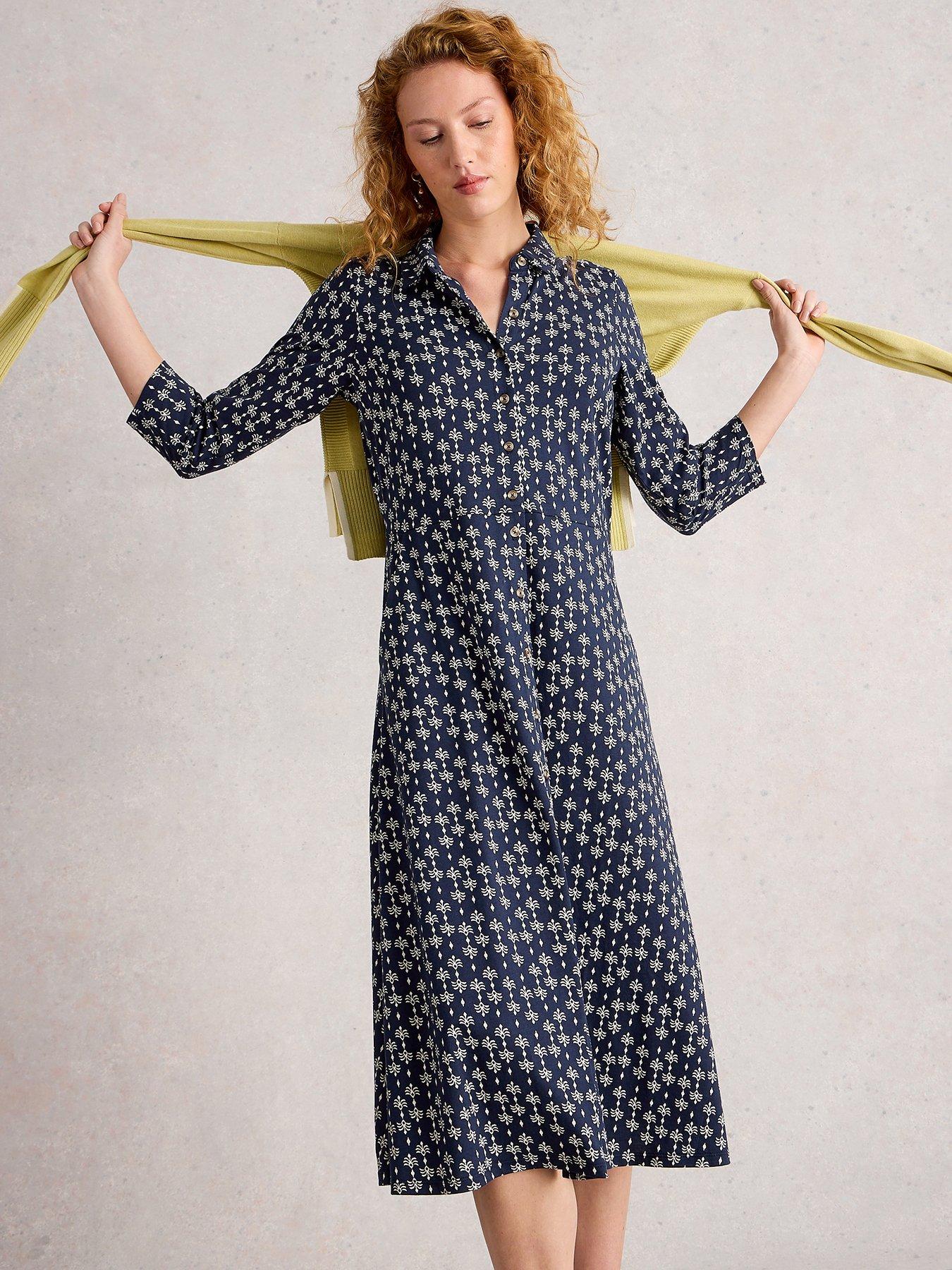White Stuff Rua Jersey Shirt Dress
