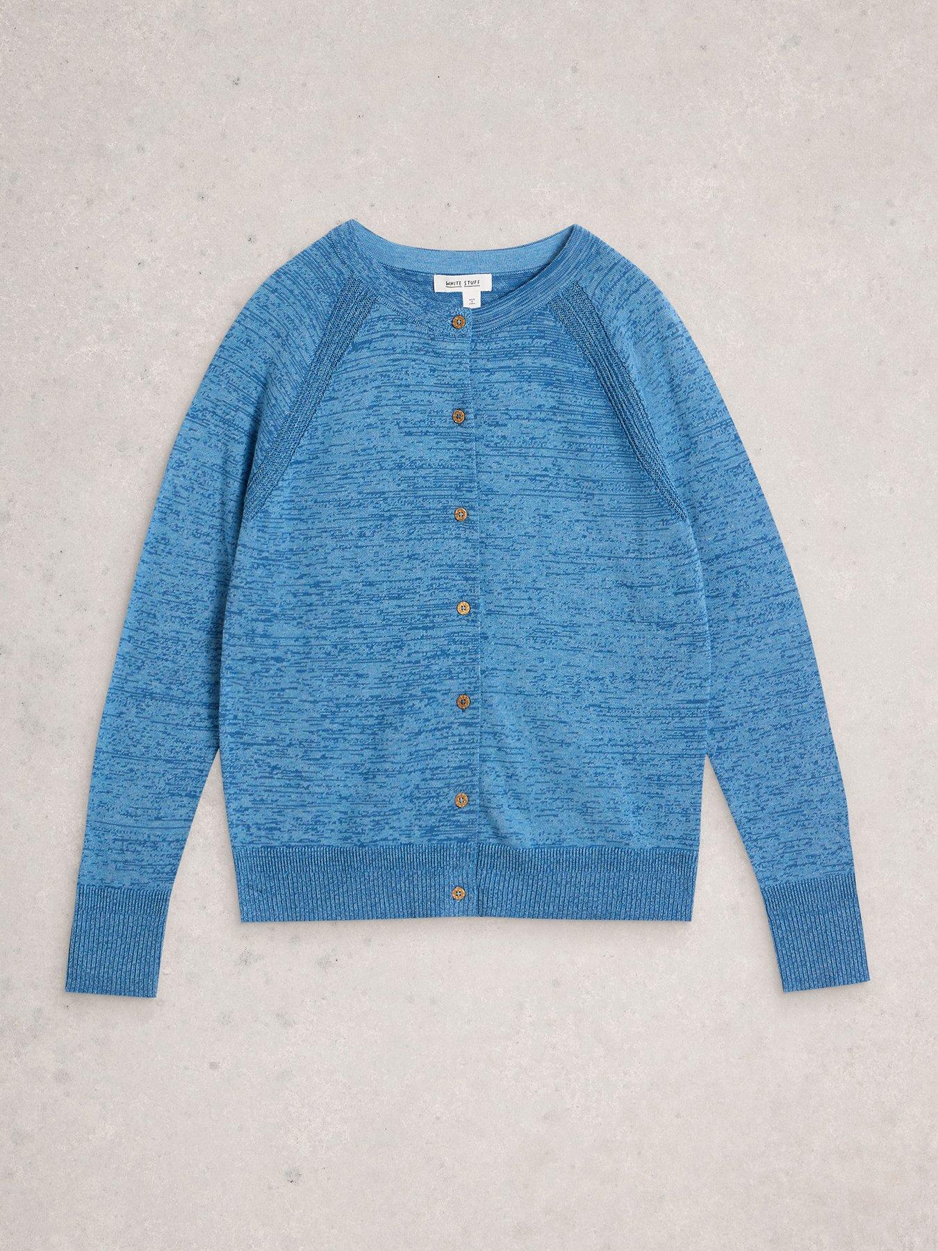 Image 5 of 6 of White Stuff Lulu Twist Cardigan - Blue