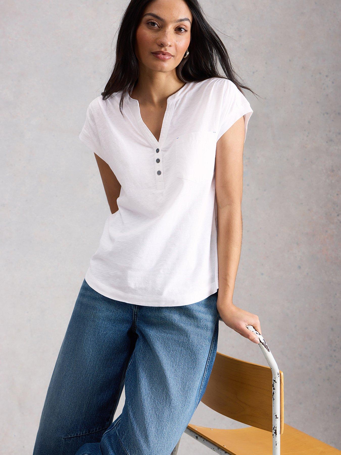 White Stuff Cecily Sleeveless Shirt - White