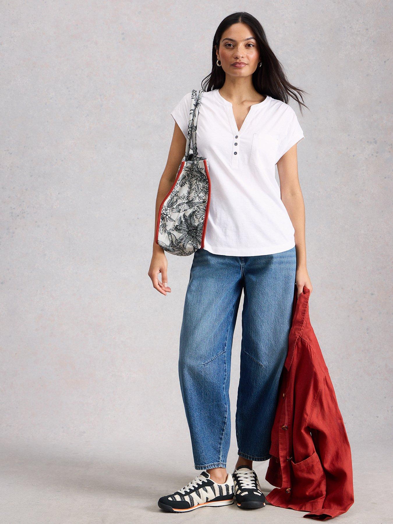 Image 3 of 6 of White Stuff Cecily Sleeveless Shirt - White