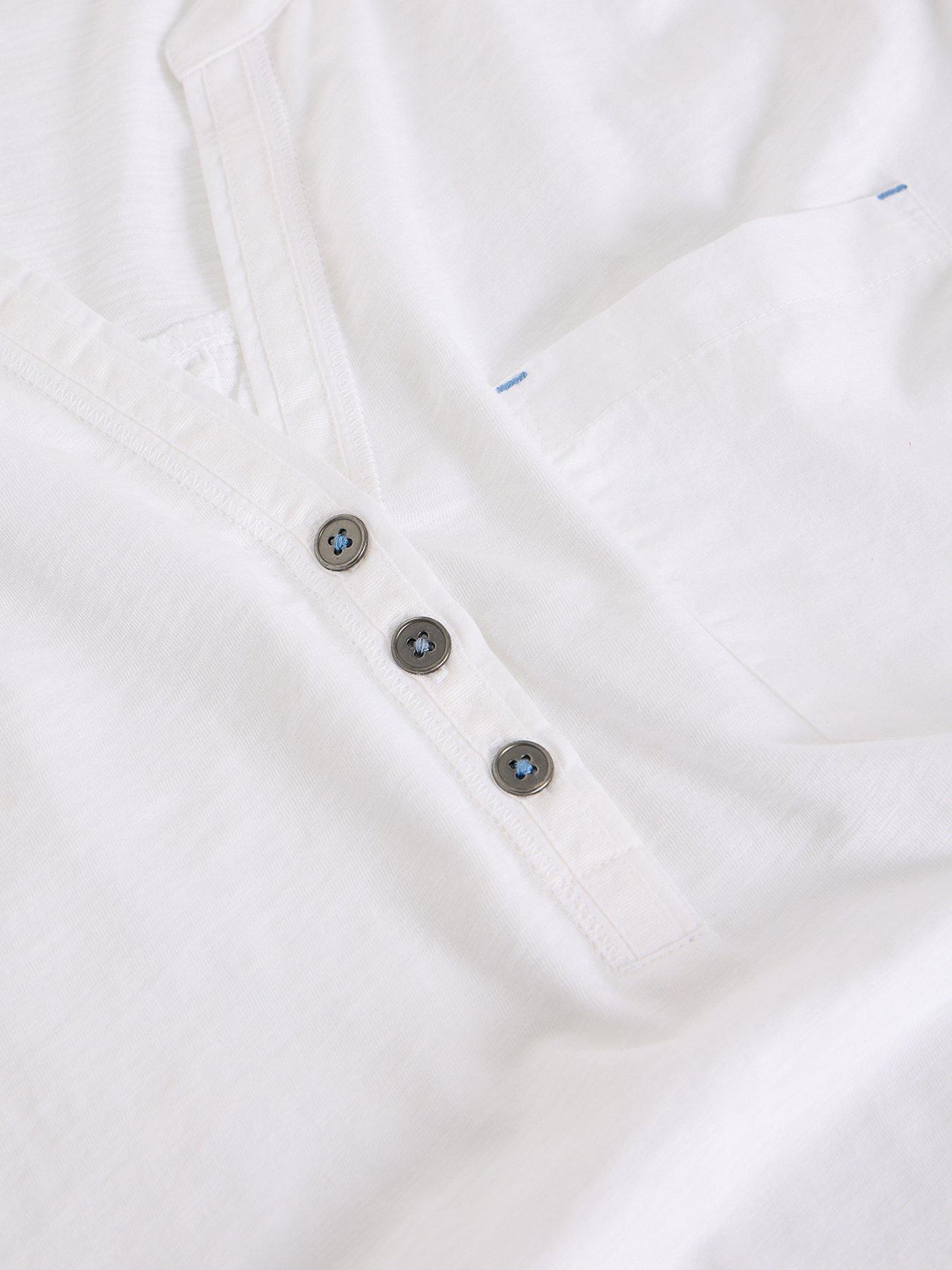 Image 6 of 6 of White Stuff Cecily Sleeveless Shirt - White