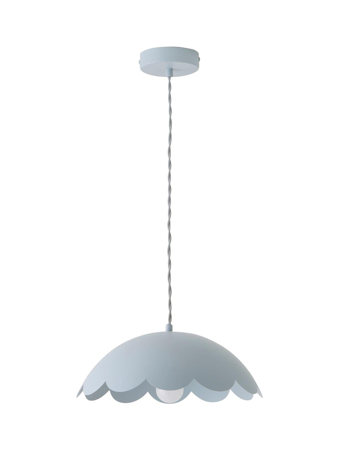 ValueLights: Millie Flower Scallop Pendant Ceiling Light